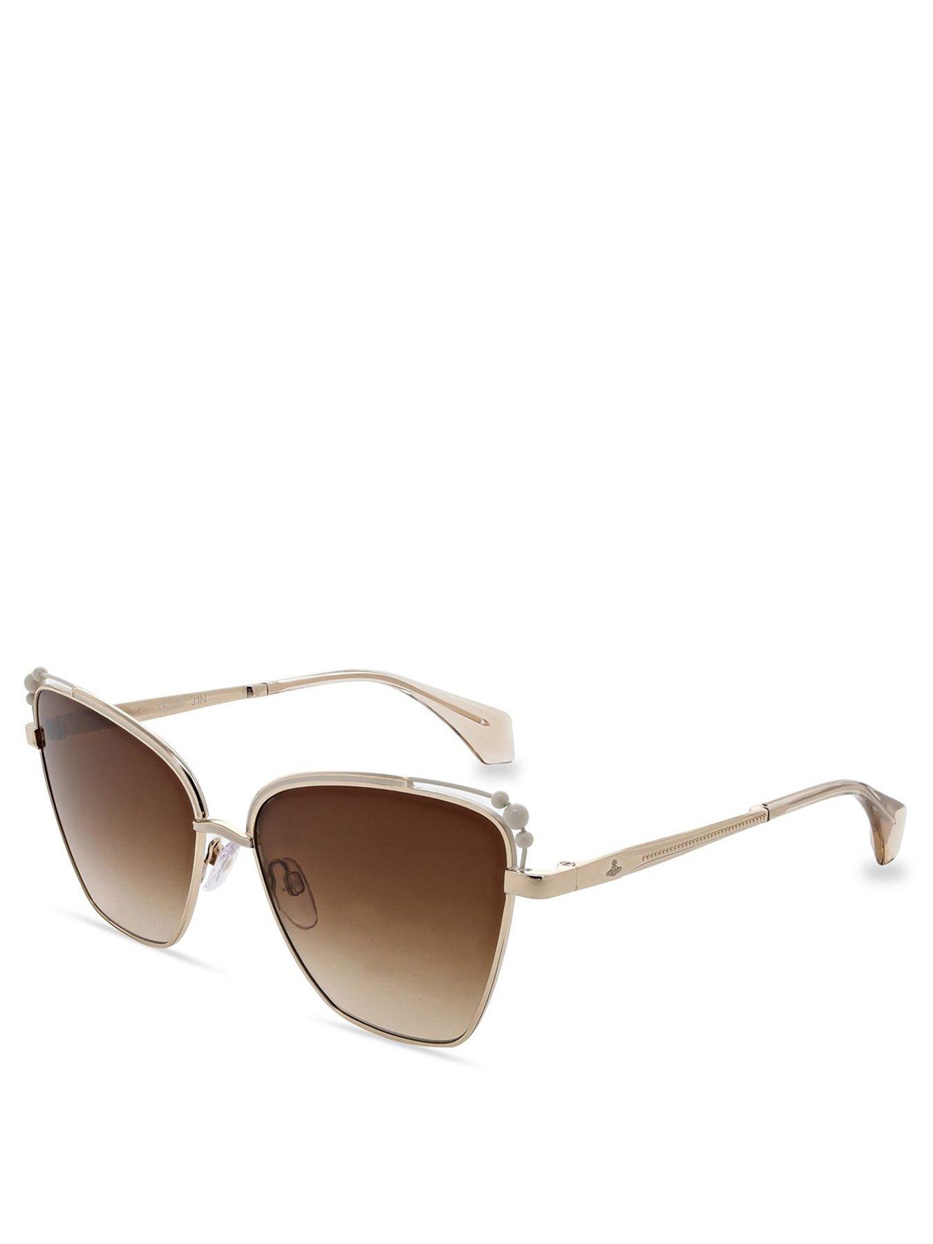 vivienne-westwood-shiny-light-gold-sunglasses