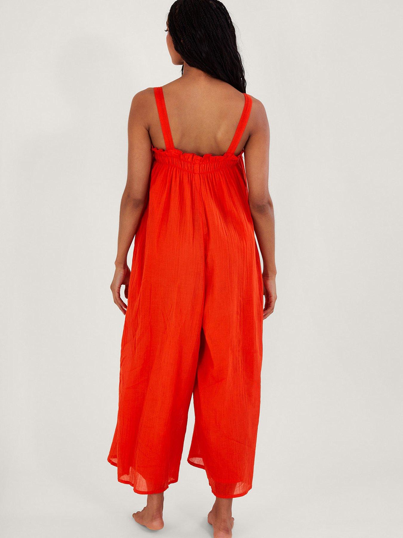 monsoon-eve-plain-jumpsuit-orangestillFront