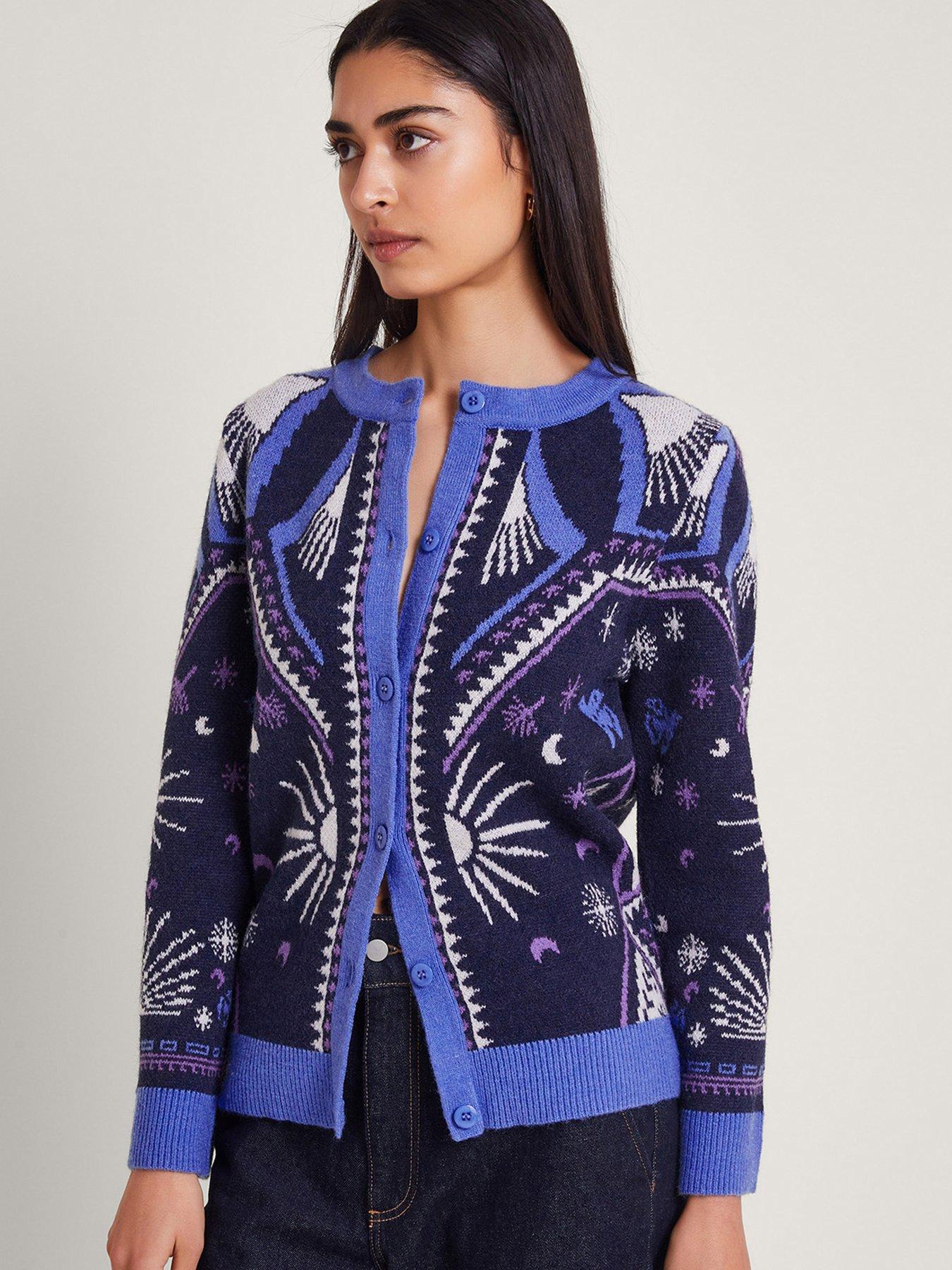 Monsoon blue cardigan outlet