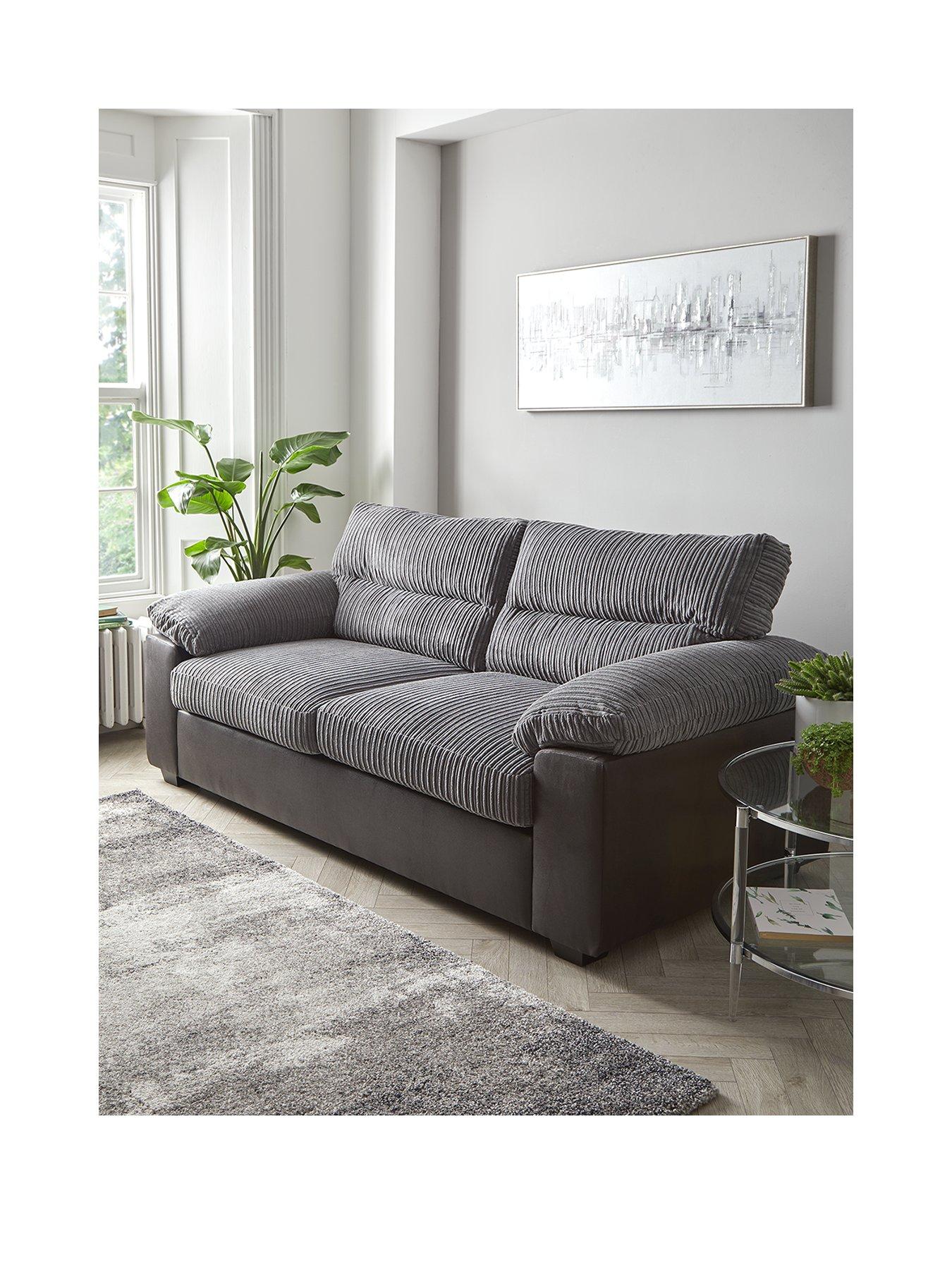 Image 2 of 6 of The Very Collection Armstrong 3 + 2 Seater&nbsp;Sofa Set (Buy &amp; SAVE!) - Grey