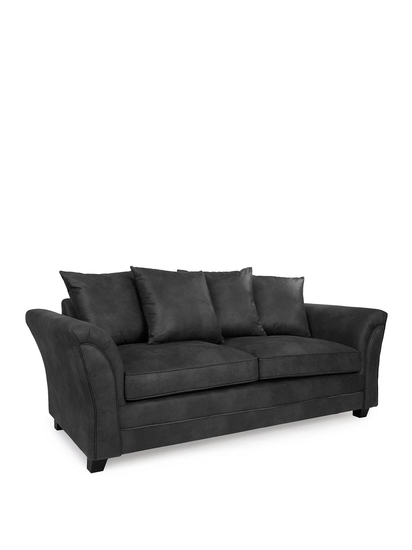 Image 3 of 6 of The Very Collection Dury Leather Look 3 + 2 Seater Sofa Set (Buy &amp; SAVE!) -&nbsp;FSC&reg; Certified