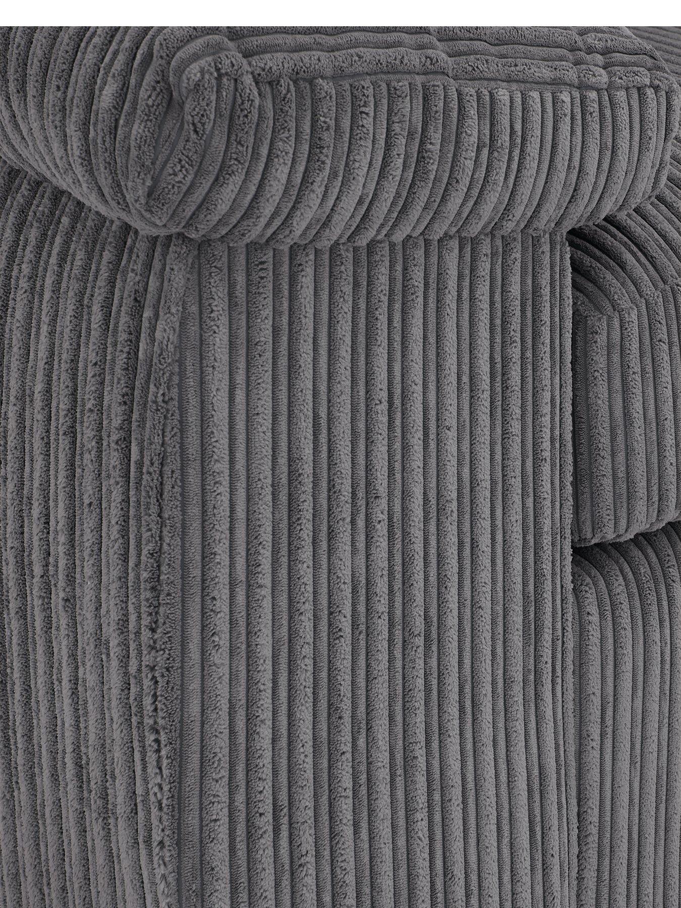 Image 4 of 7 of The Very Collection Amalfi Scatter Back&nbsp;3 + 2 Seater Fabric Sofa (Buy &amp; SAVE!) - Charcoal - FSC&reg; Certified