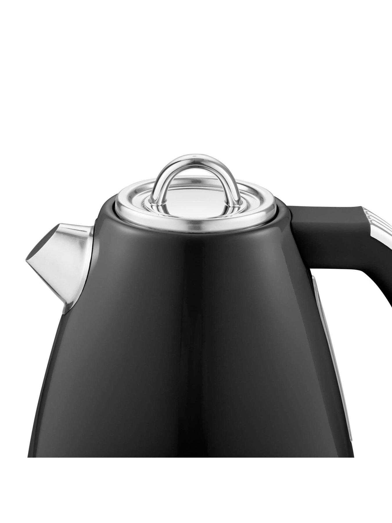 Image 2 of 5 of Swan SK19020BN Retro Jug Kettle, Fast Boil, Easy Pour, 360 Degree Base, 1.5L, 3000W, Black