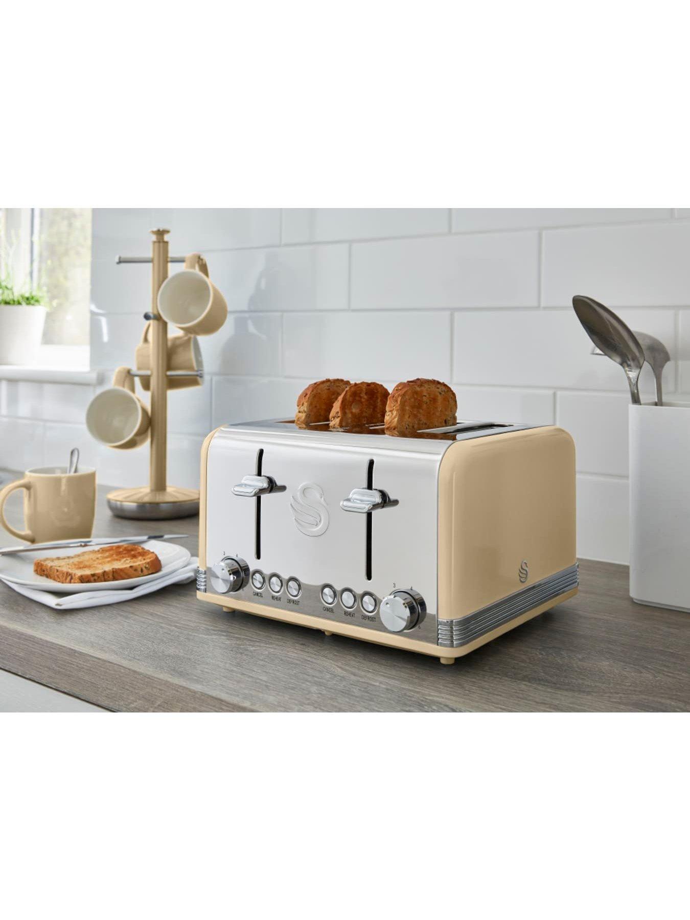 swan-st19020cn-retro-4-slice-toaster-with-defrostreheatcancel-functions-cord-storage-1600w-creamoutfit