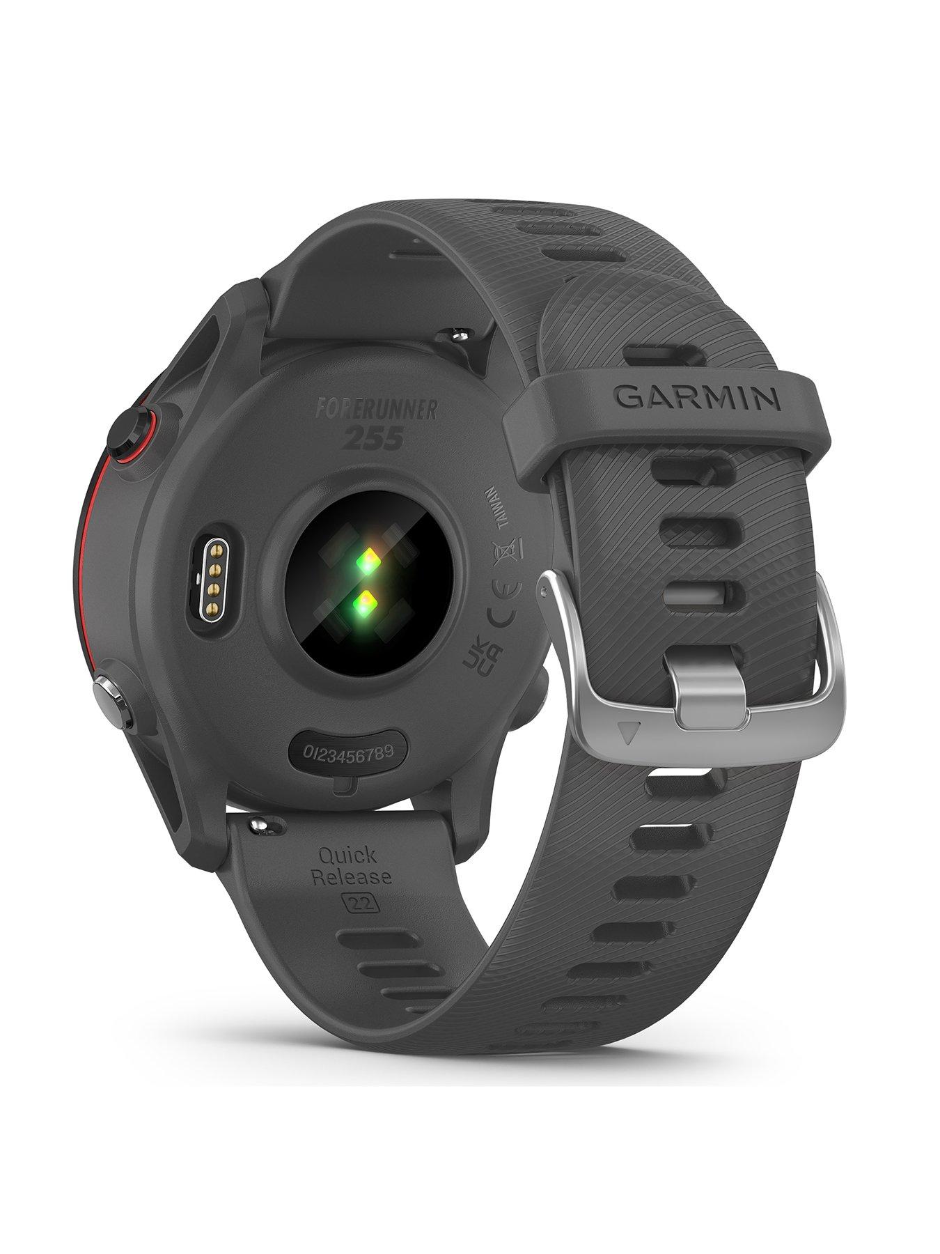 garmin-forerunner-255-smartwatch-withnbspgps-eupac--nbspslate-greystillFront