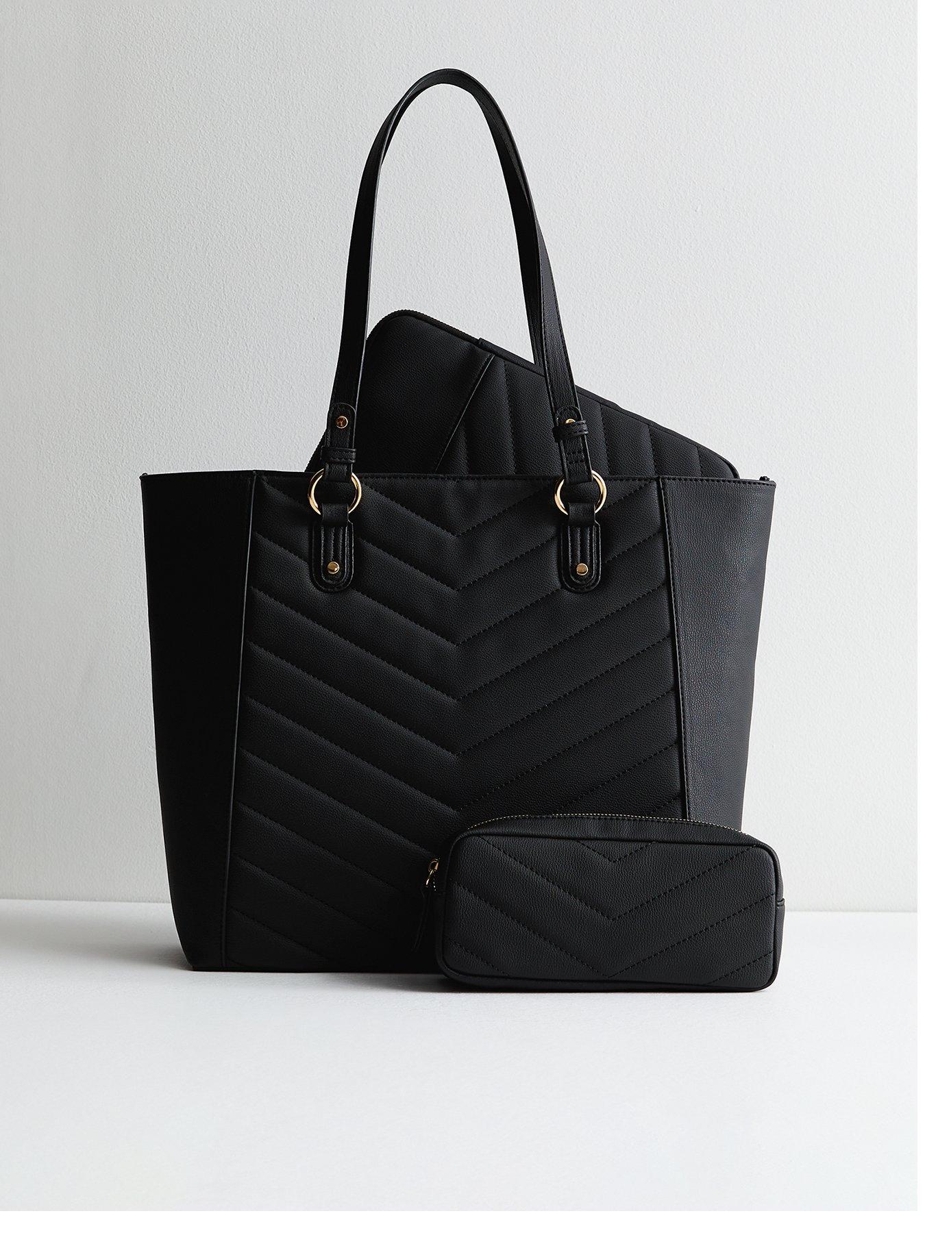 new-look-black-quilted-tote-bag-trio-setback