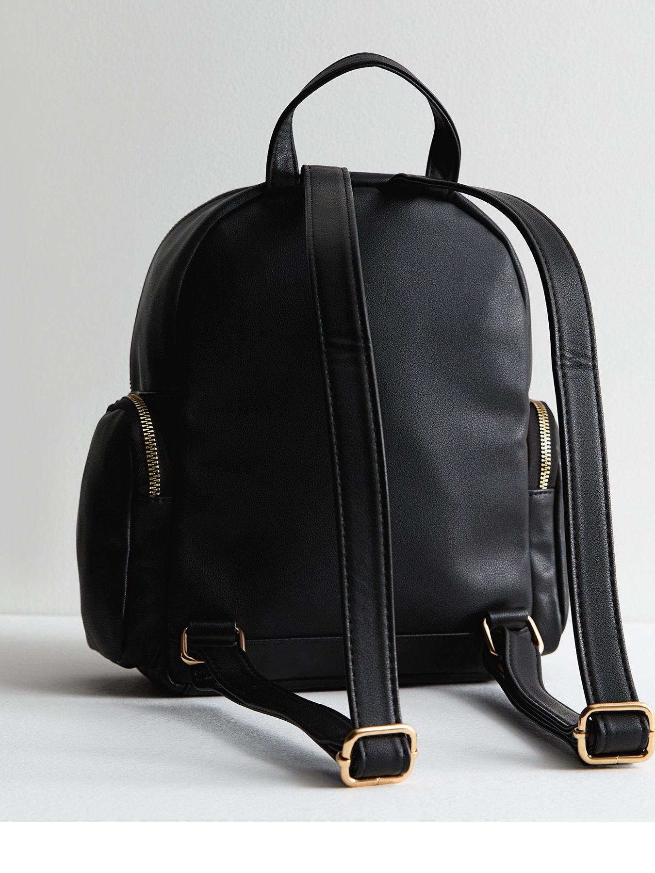 new-look-black-debossed-midi-backpackback