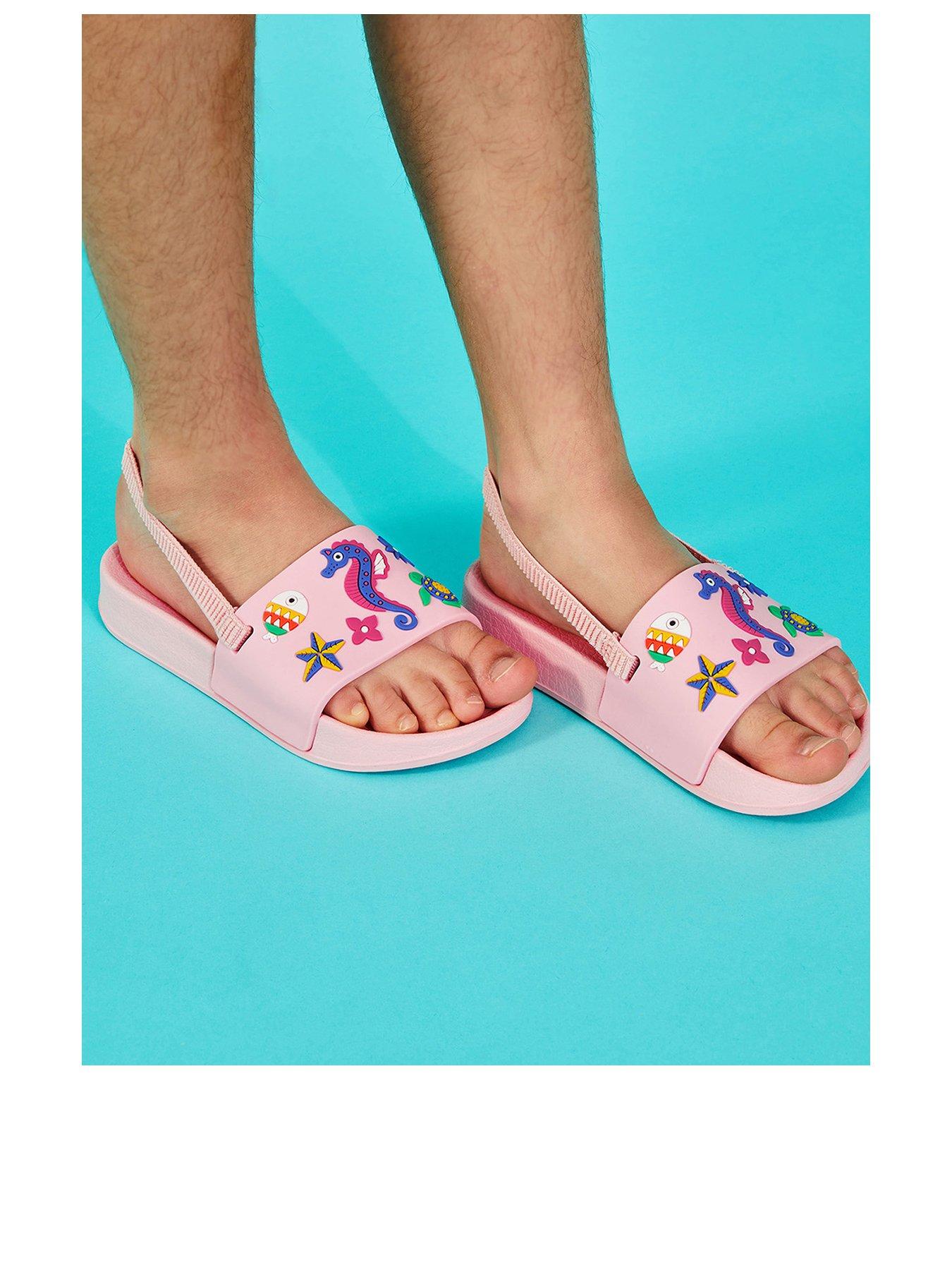 accessorize-girls-mermaid-sliders-pinkback