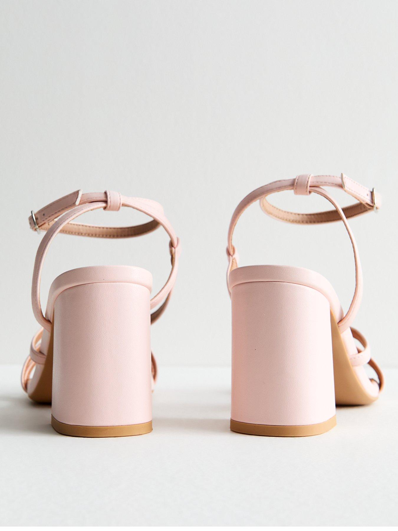 Baby pink heels new look hotsell