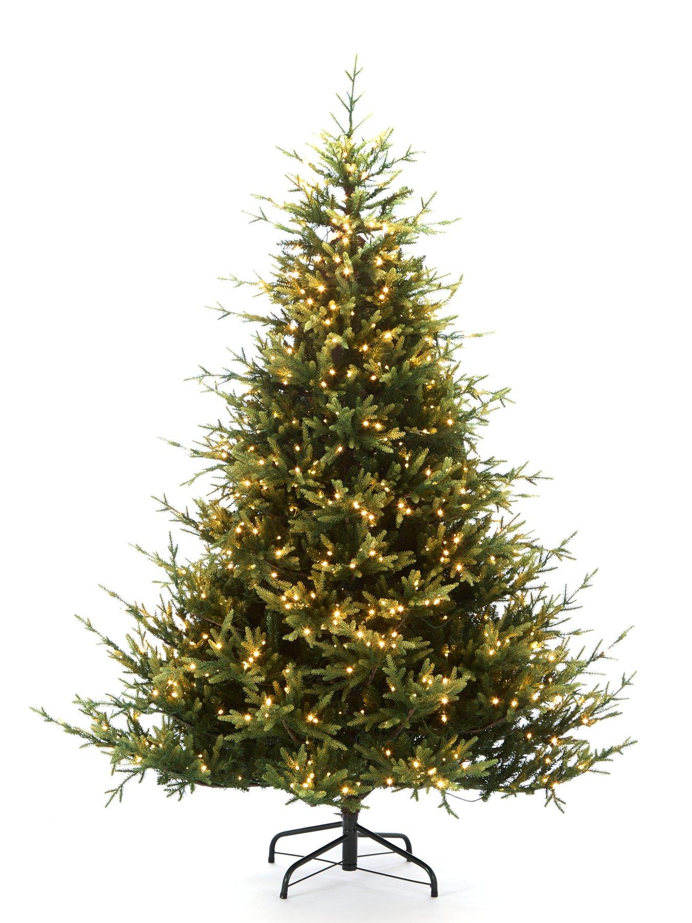 very-home-7ft-210-cm-grand-nottingham-fir-pre-lit-christmas-treestillFront