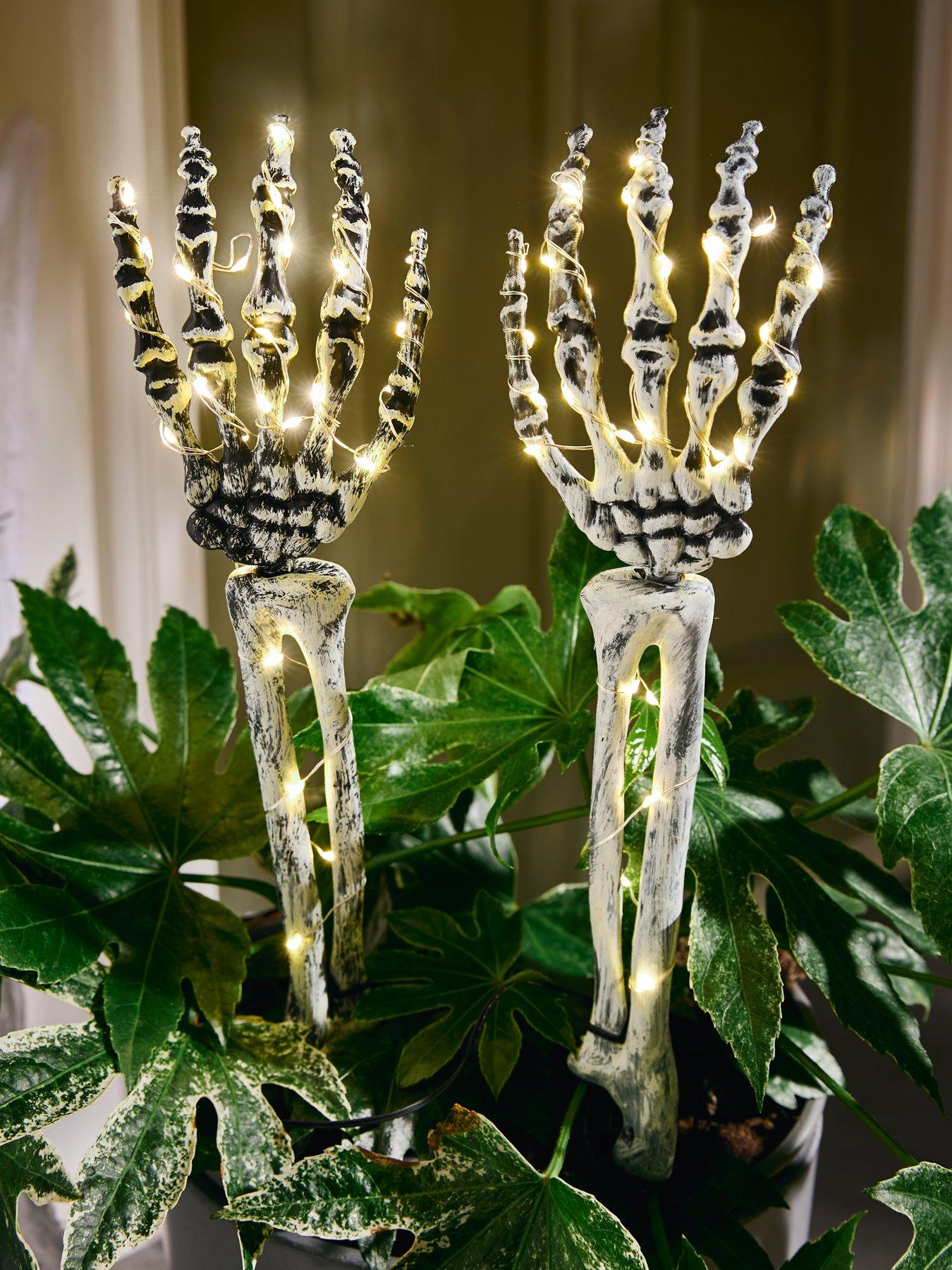 The Very Collection Set of 2 Halloween Skeleton Hands Pathfinders