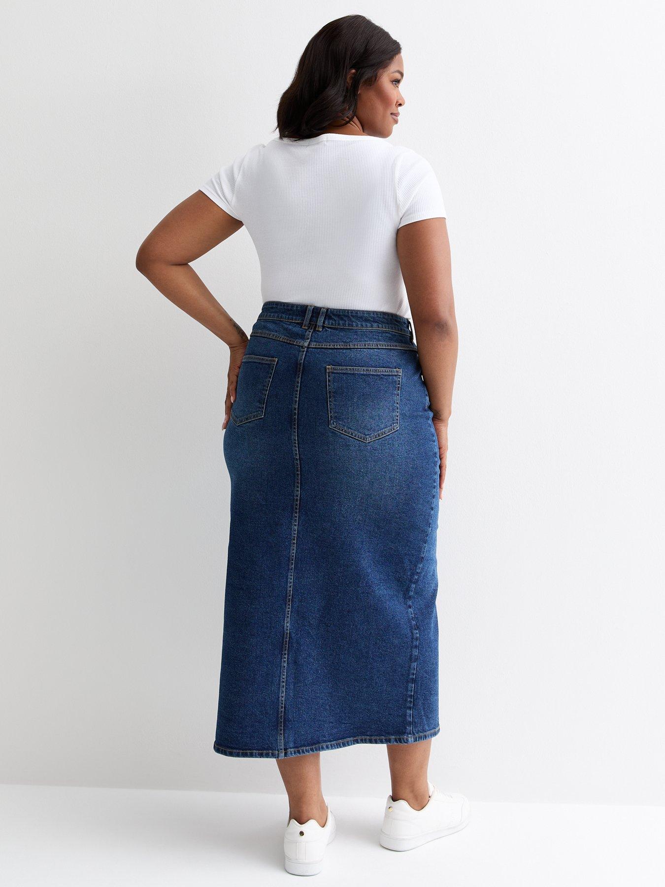 new-look-curves-blue-denim-midi-skirtstillFront