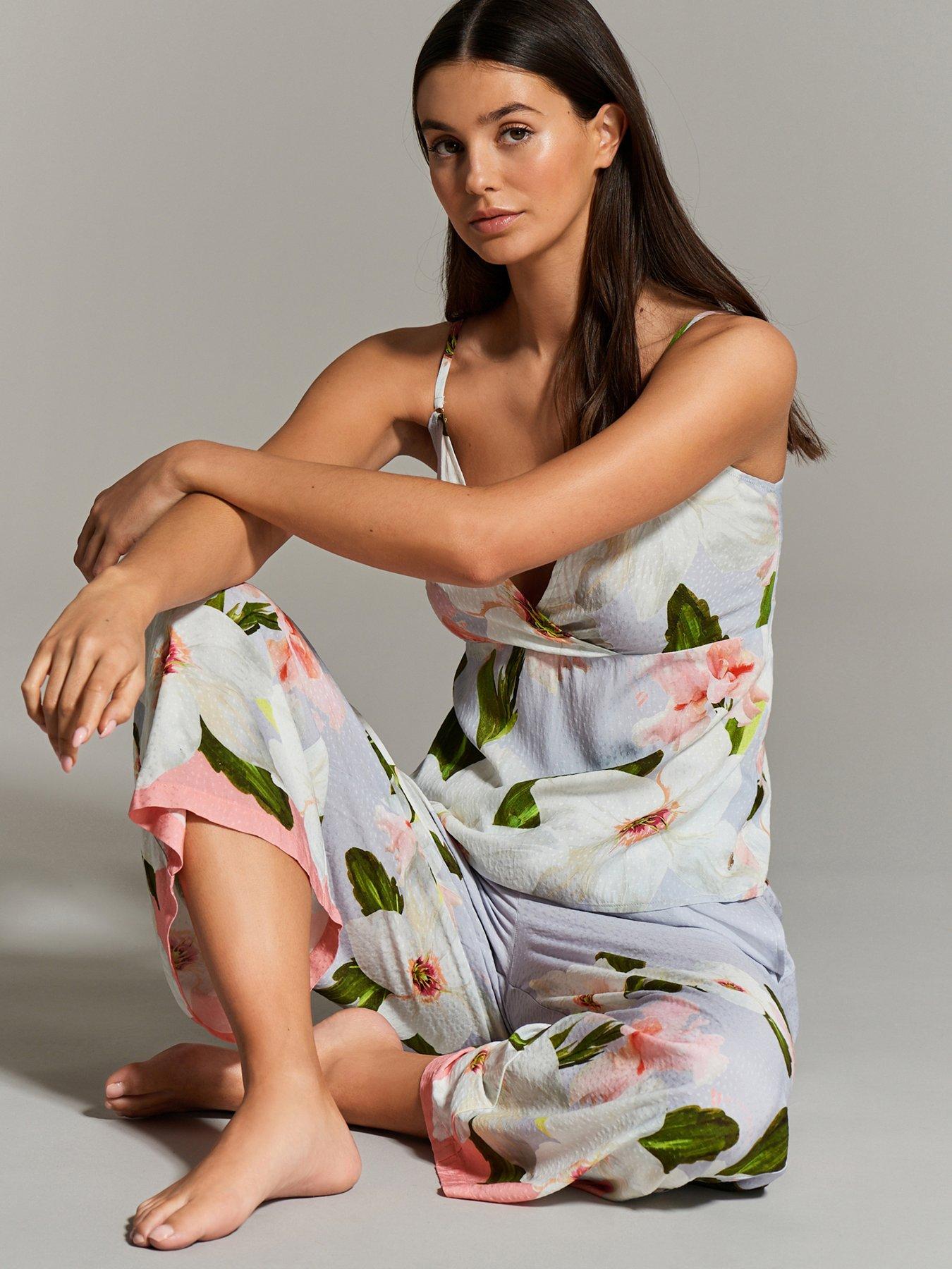 b-by-ted-baker-b-by-baker-floral-placement-printed-culotte-pj-set-greydetail