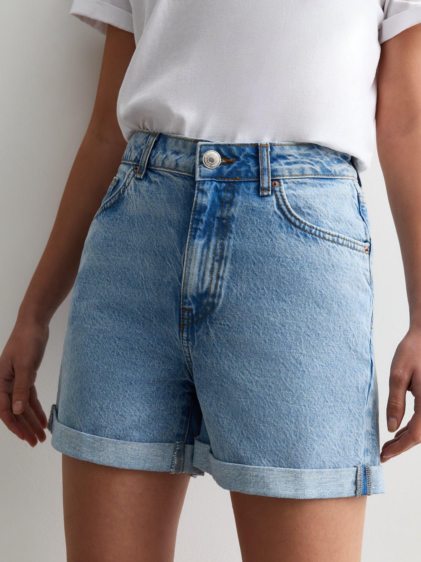 new-look-pale-blue-denim-boyfriend-shortsoutfit