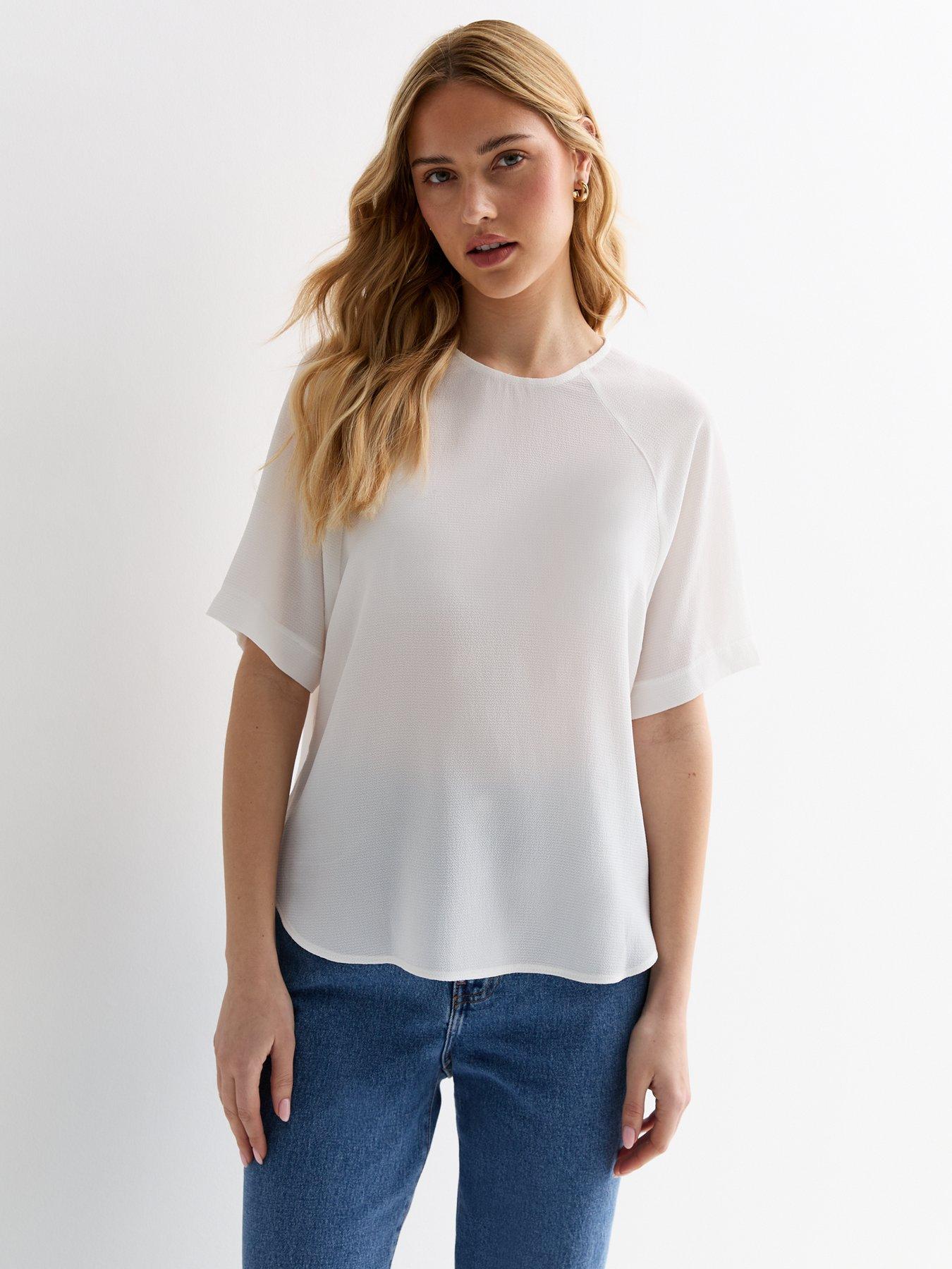 new-look-white-woven-crew-neck-t-shirt