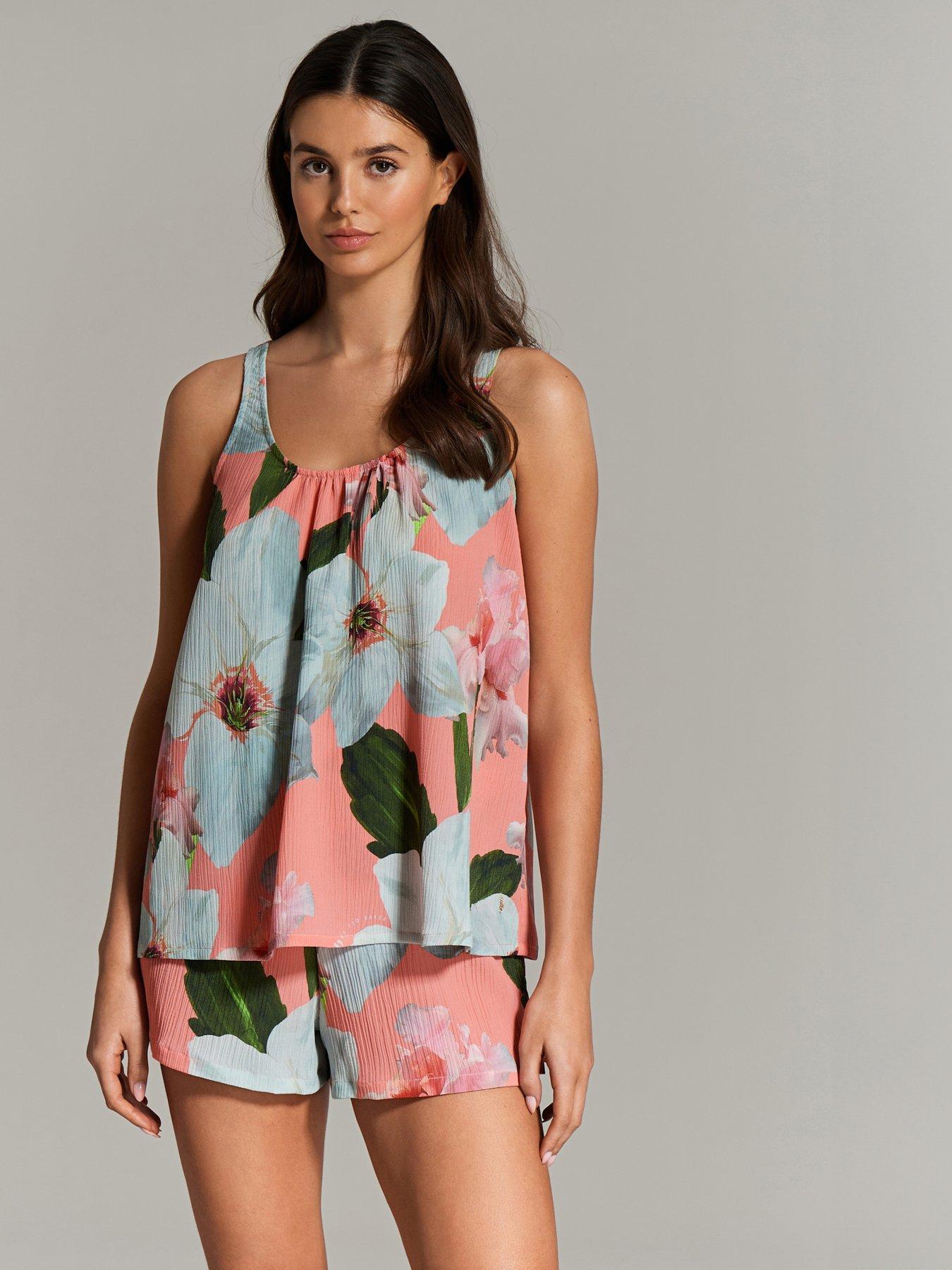 b-by-ted-baker-b-by-baker-placement-print-cami-and-short-pj-set-pink