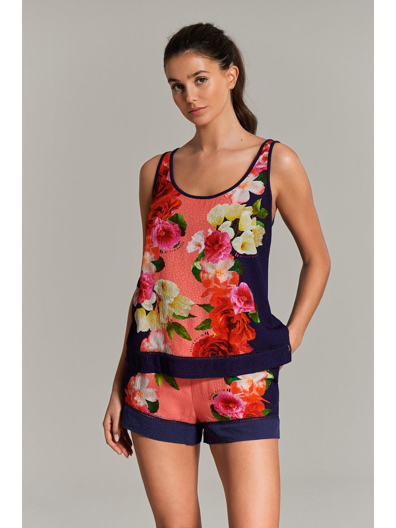 b-by-ted-baker-b-by-baker-floral-vest-and-short-pj-set-navy-coralback