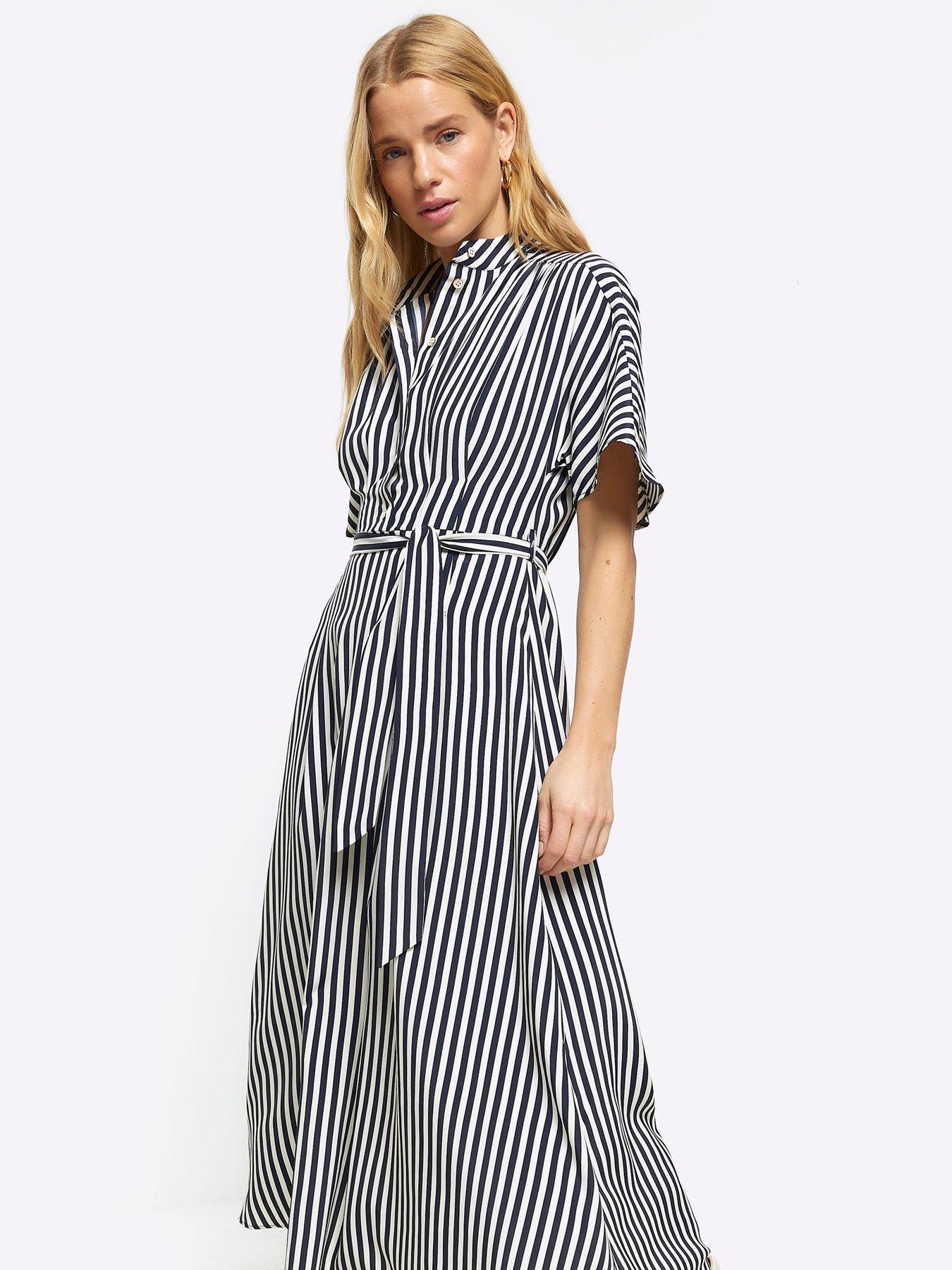 river-island-belted-striped-shirt-dress-navyoutfit