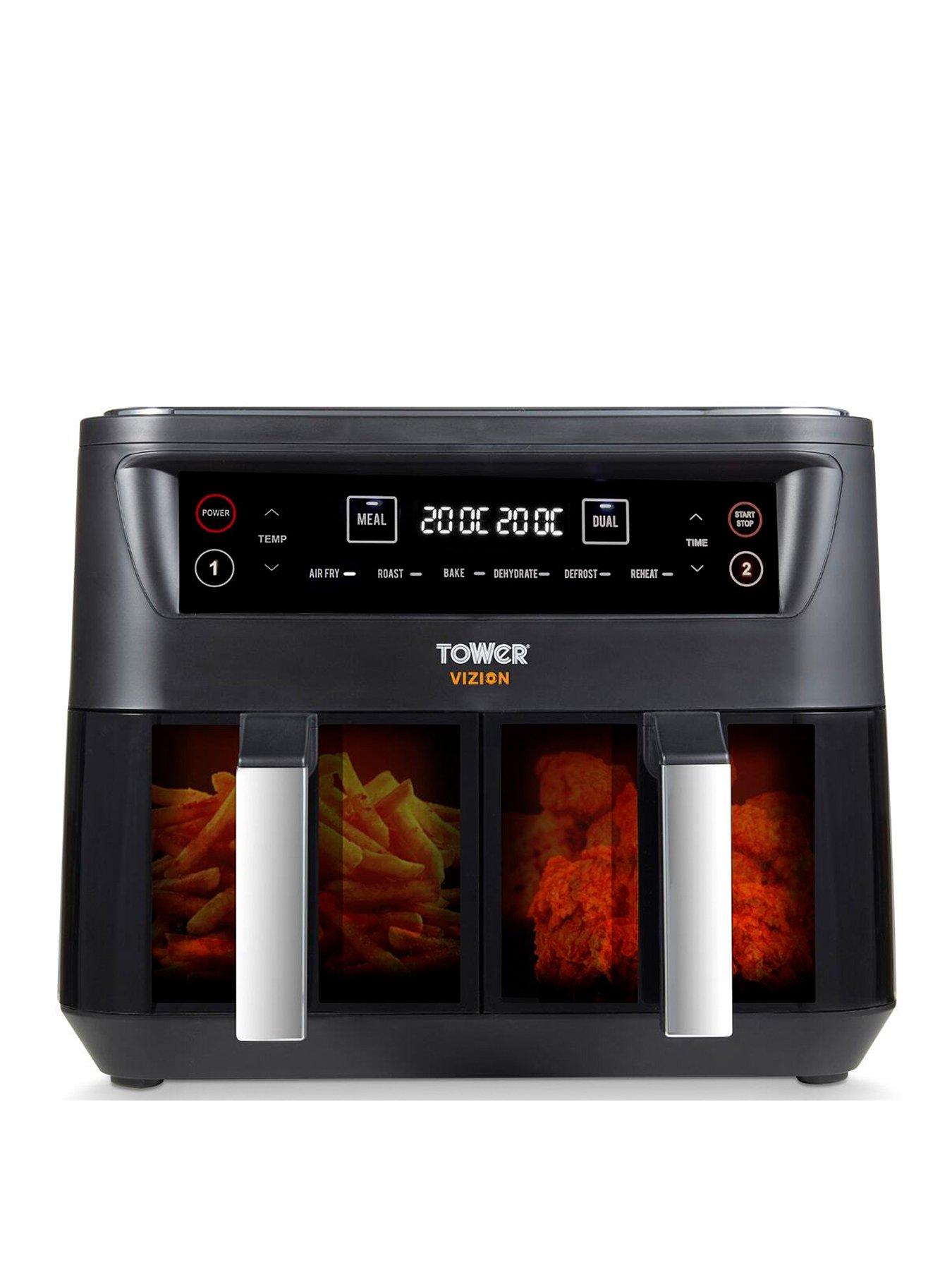 Image of Tower Vortx Vizion 8L Dual Basket Air Fryer