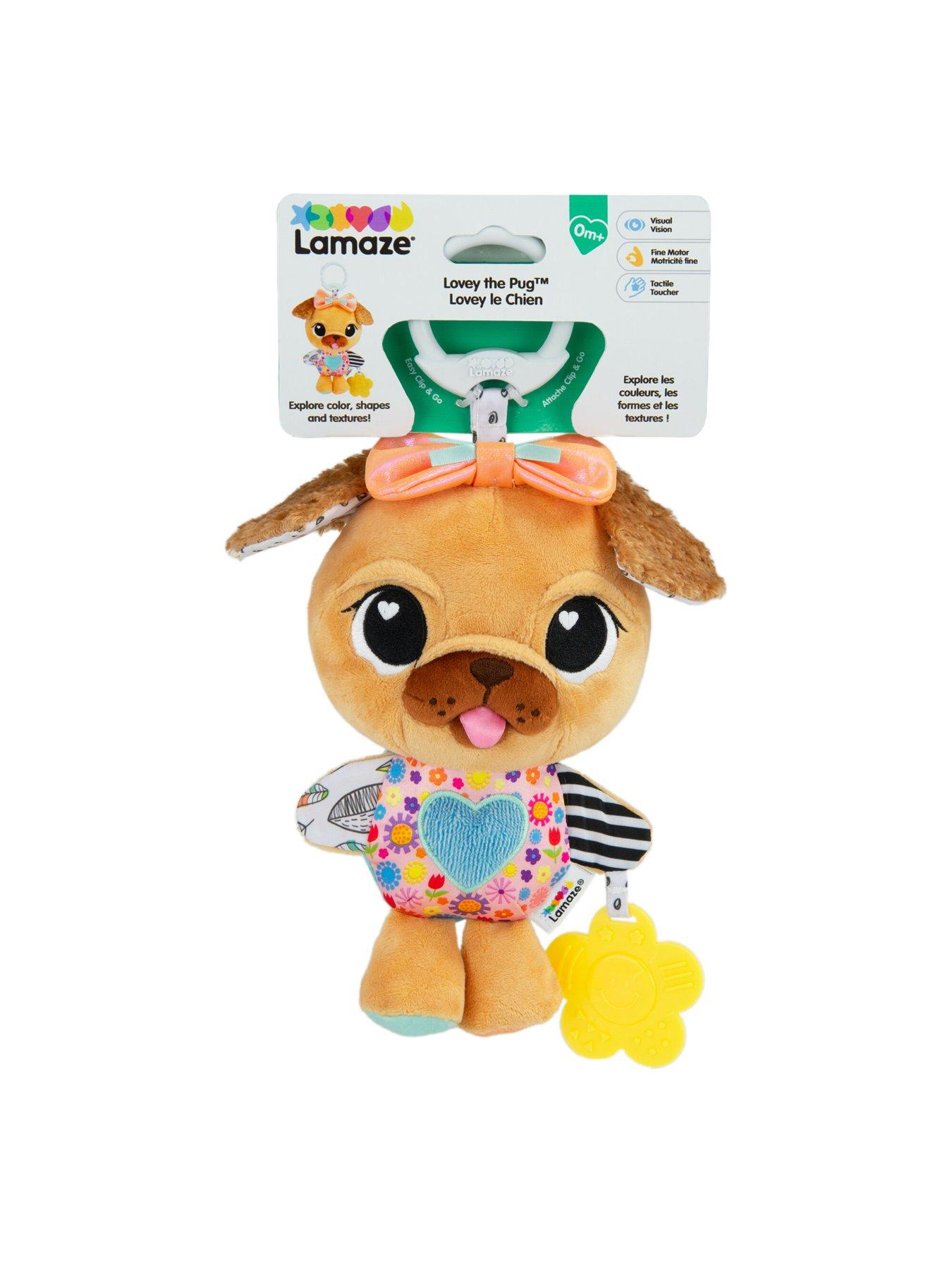 Image 6 of 7 of Lamaze Lovey The Pug Clip &amp; Go