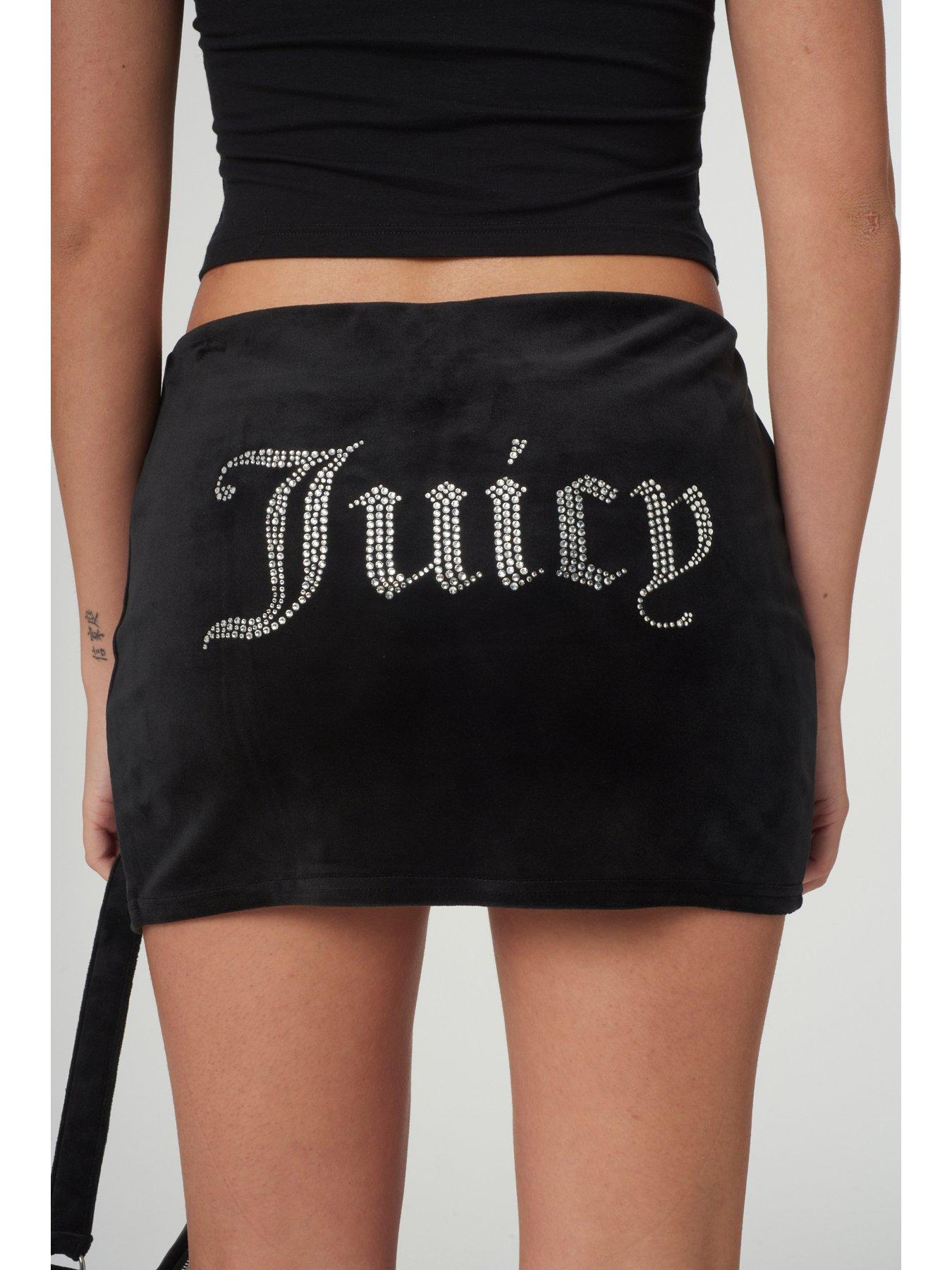 juicy-couture-classic-velour-mini-skirt-with-juicy-diamante-logo-blackstillFront