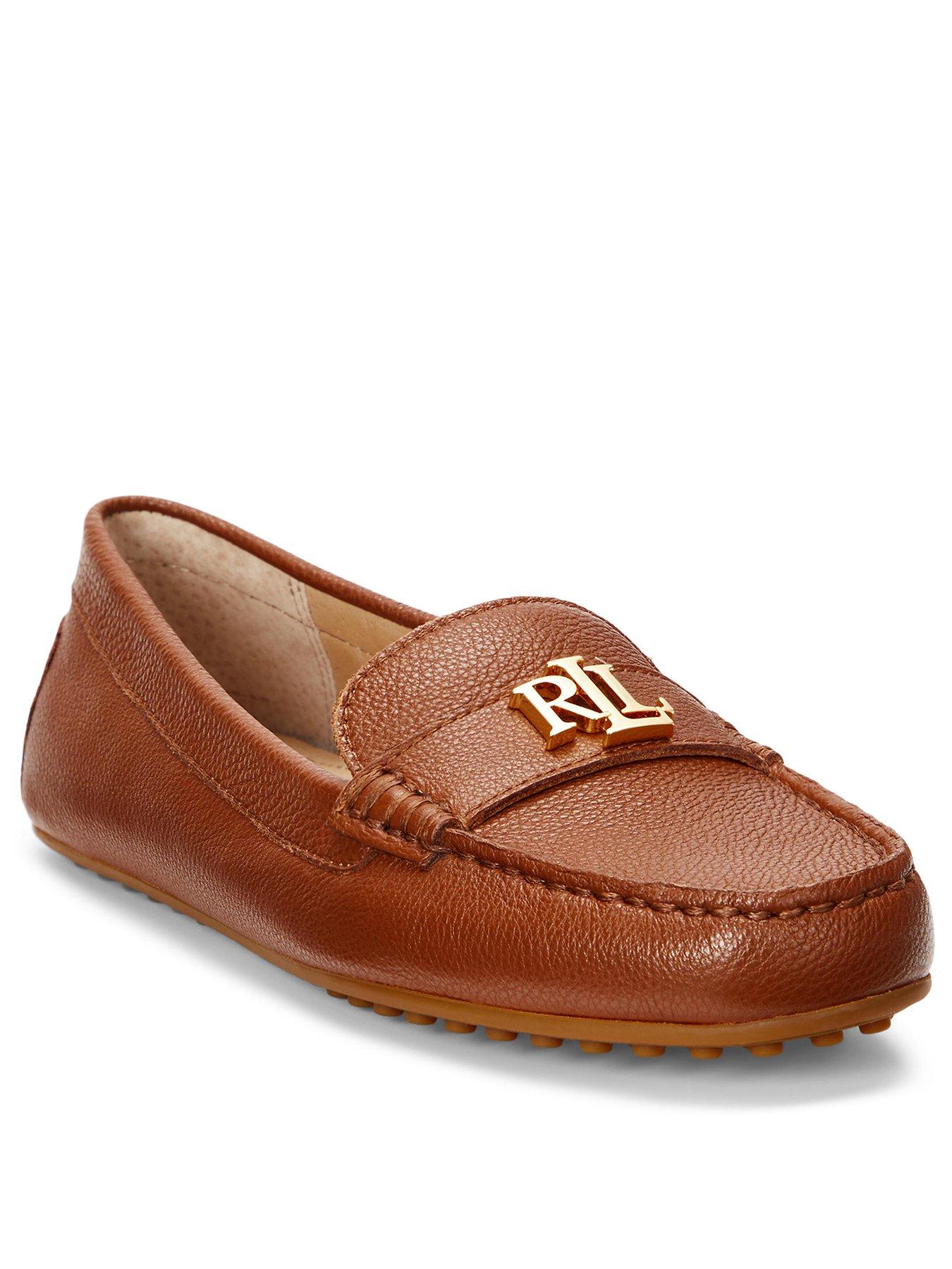 Lauren by Ralph Lauren Barnsbury Flat Driver - Brown