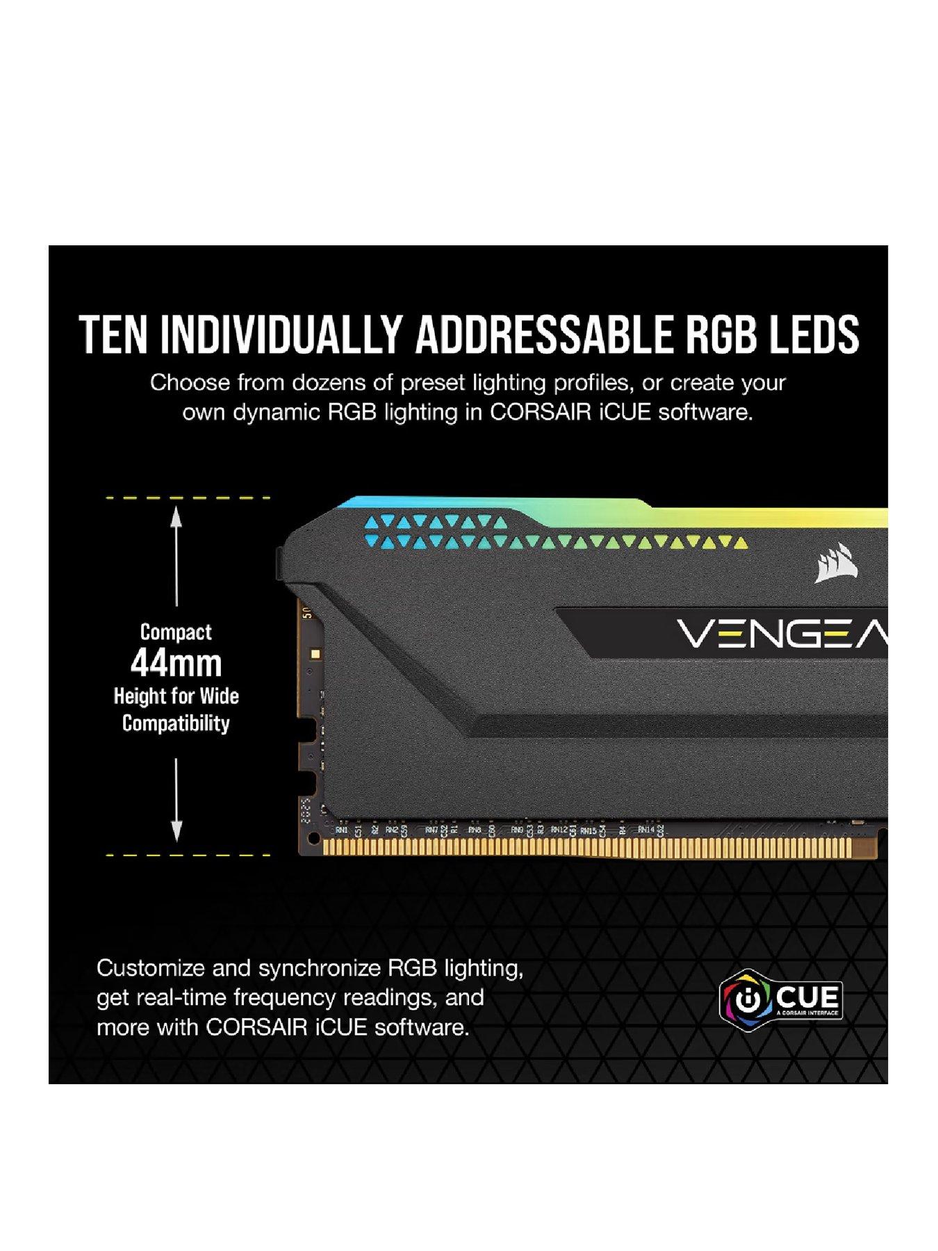Image 3 of 6 of CORSAIR CORSAIR DDR4 3600 VEN RGB PR SL 32GB (2x16GB)