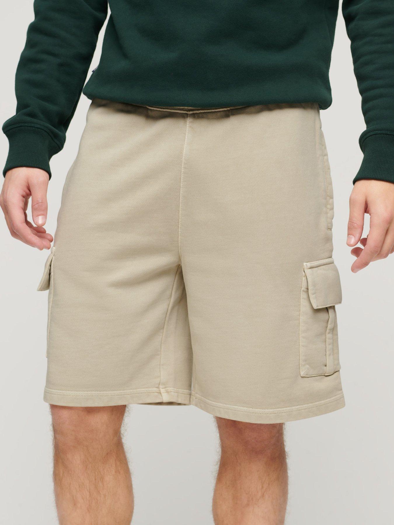 superdry-superdry-contrast-stitch-cargo-shorts-beigefront