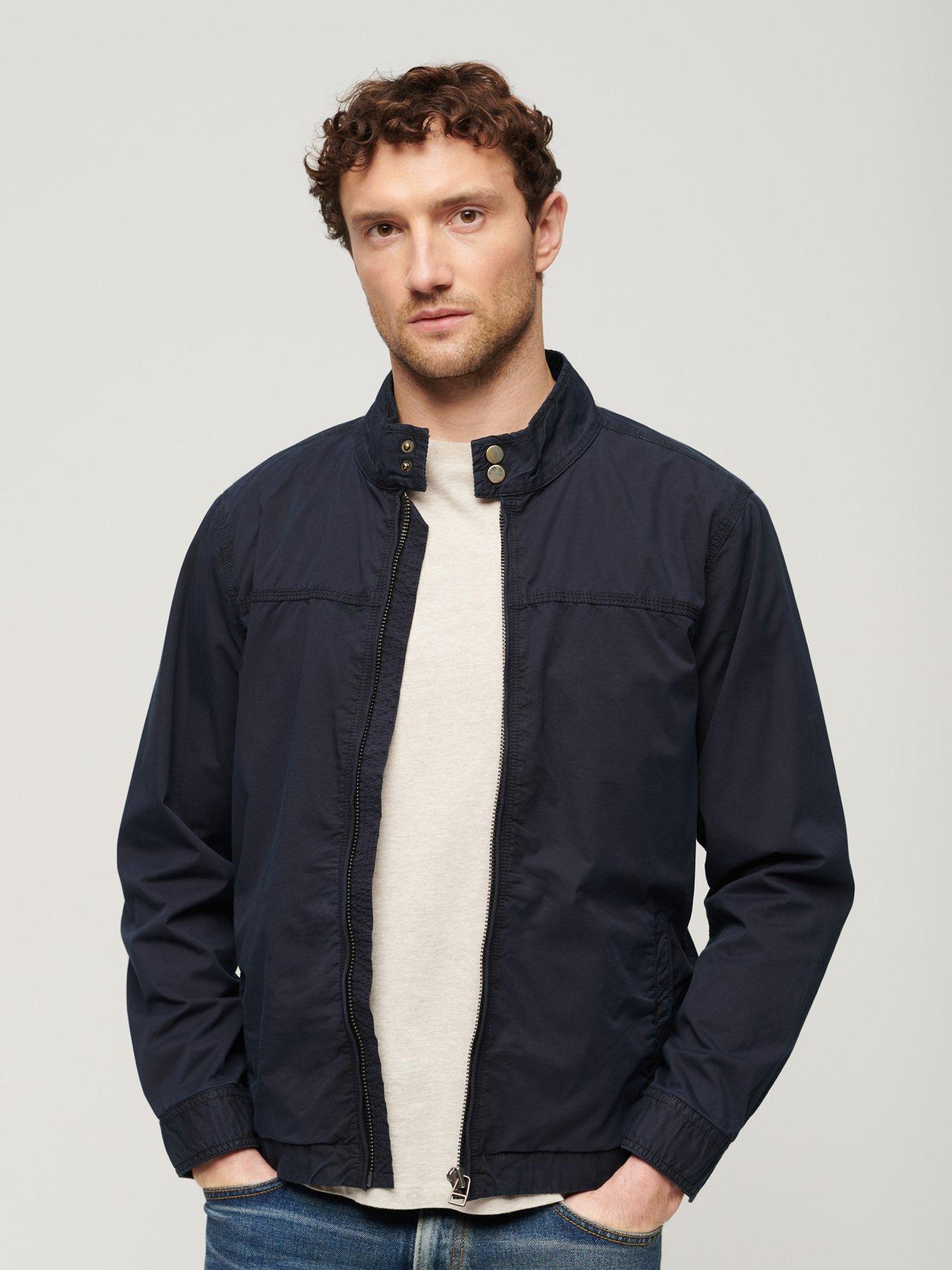 undefined Superdry Classic Harrington Jacket - Navy