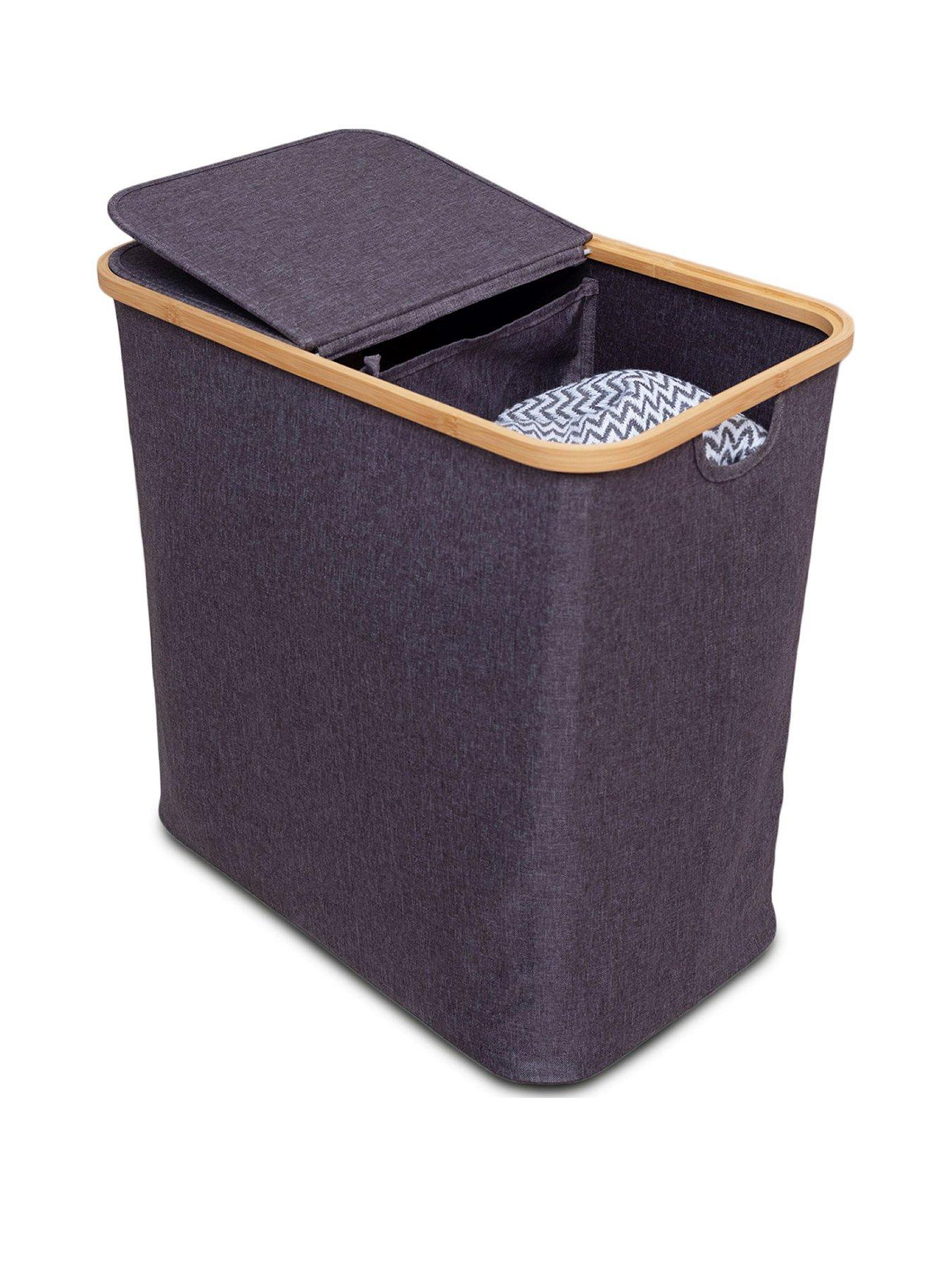 Image 1 of 7 of Addis 85-Litre Collapsible Twin Laundry Bin