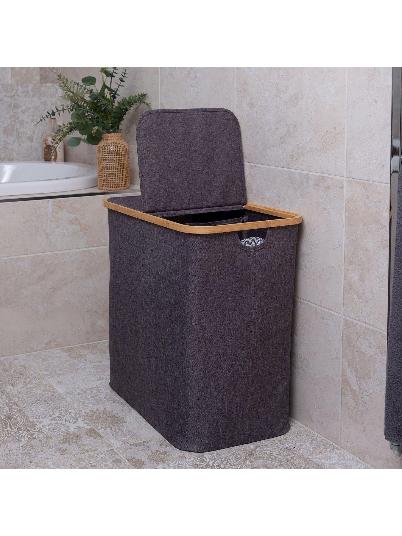 Image 2 of 7 of Addis 85-Litre Collapsible Twin Laundry Bin