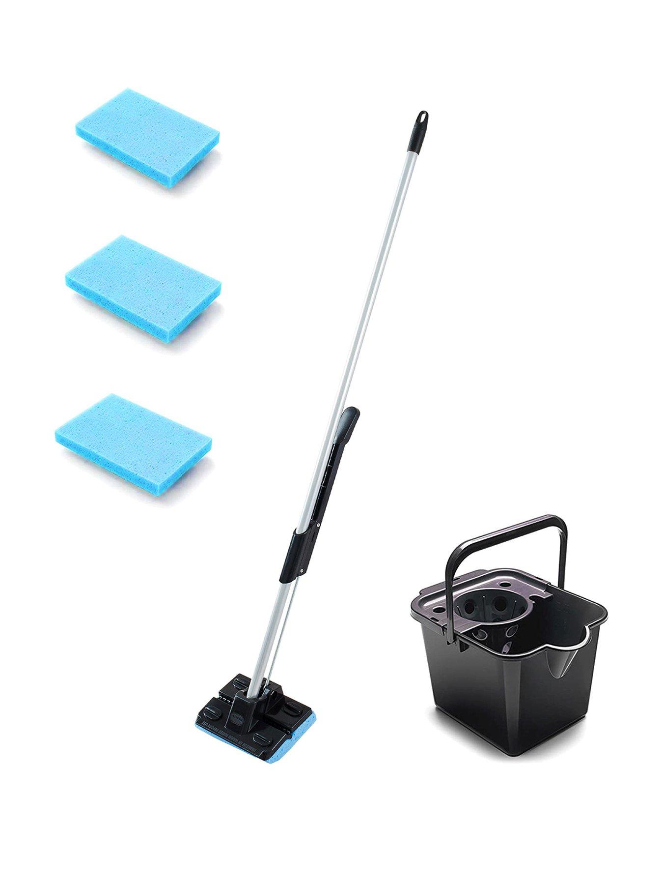 undefined Superdry Mop Cleaning Bundle - Superdry Mop, 3x Refills & Mop Pail