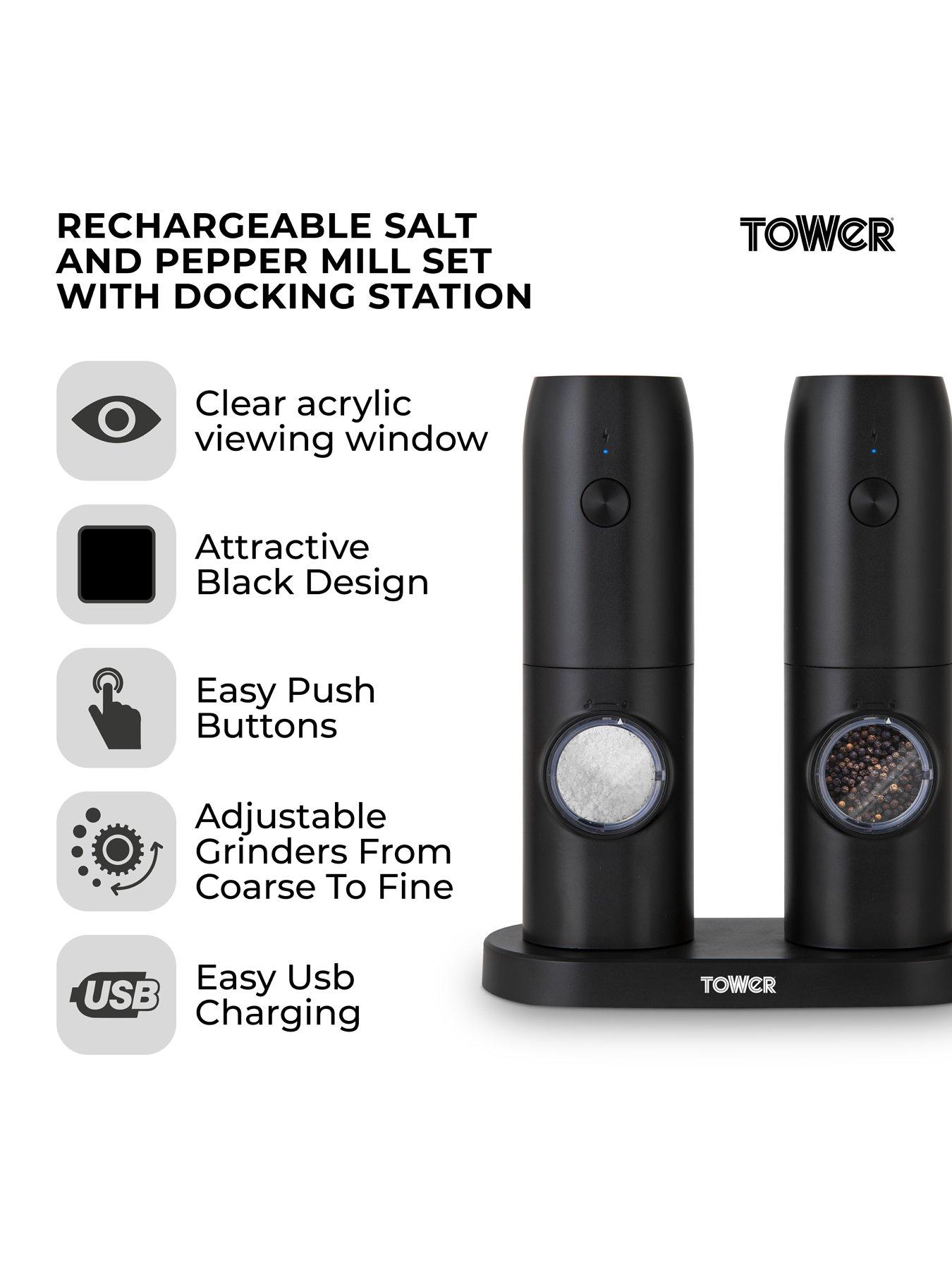 tower-rechargeable-salt-and-pepper-mills-in-blackback