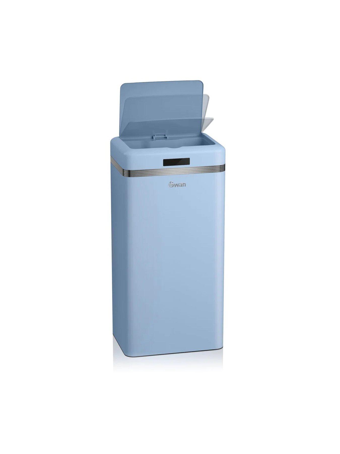 Image 2 of 4 of Swan Retro 45l Square Sensor Bin - Blue