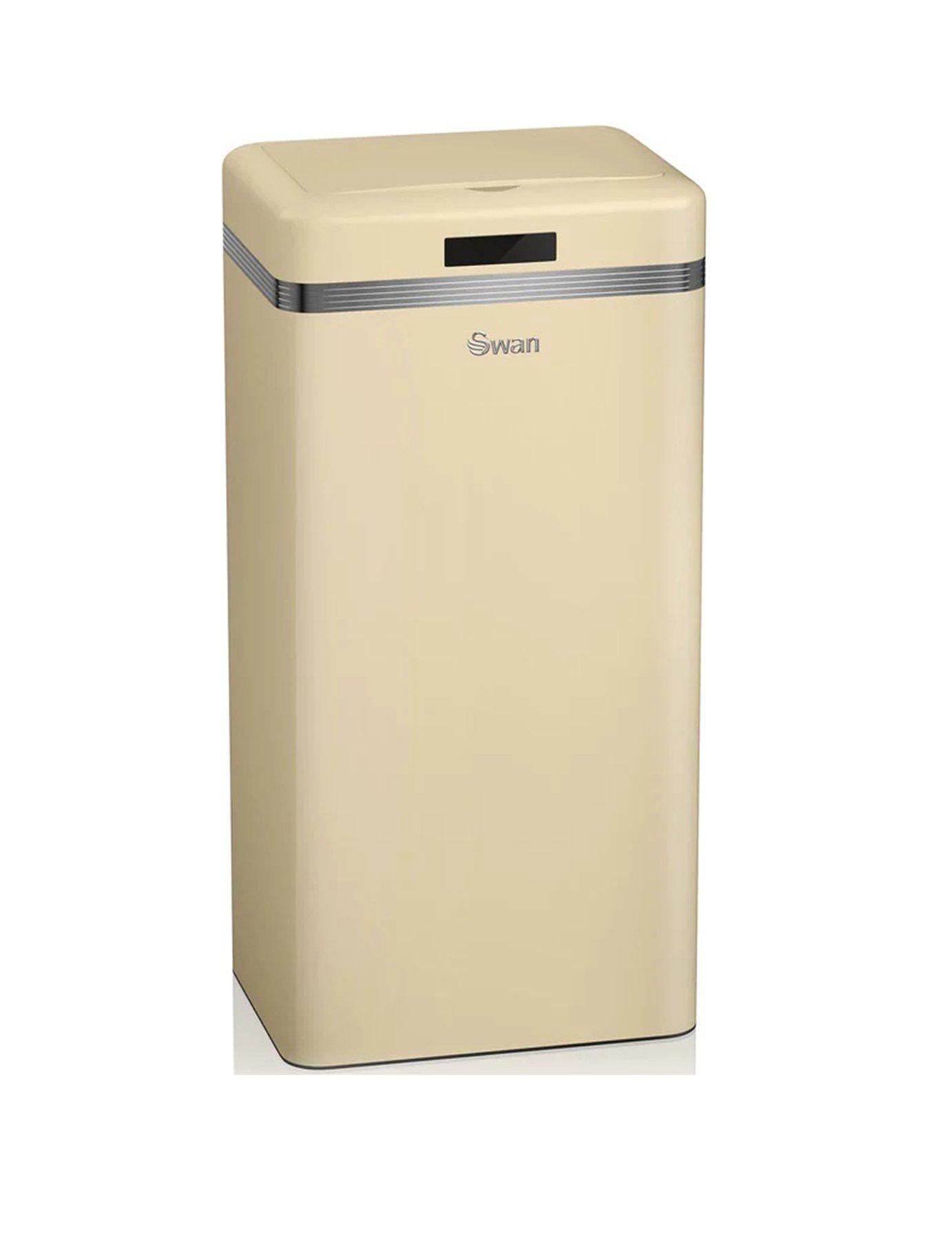 swan-nbspretro-45-litre-sensor-bin-in-creamfront