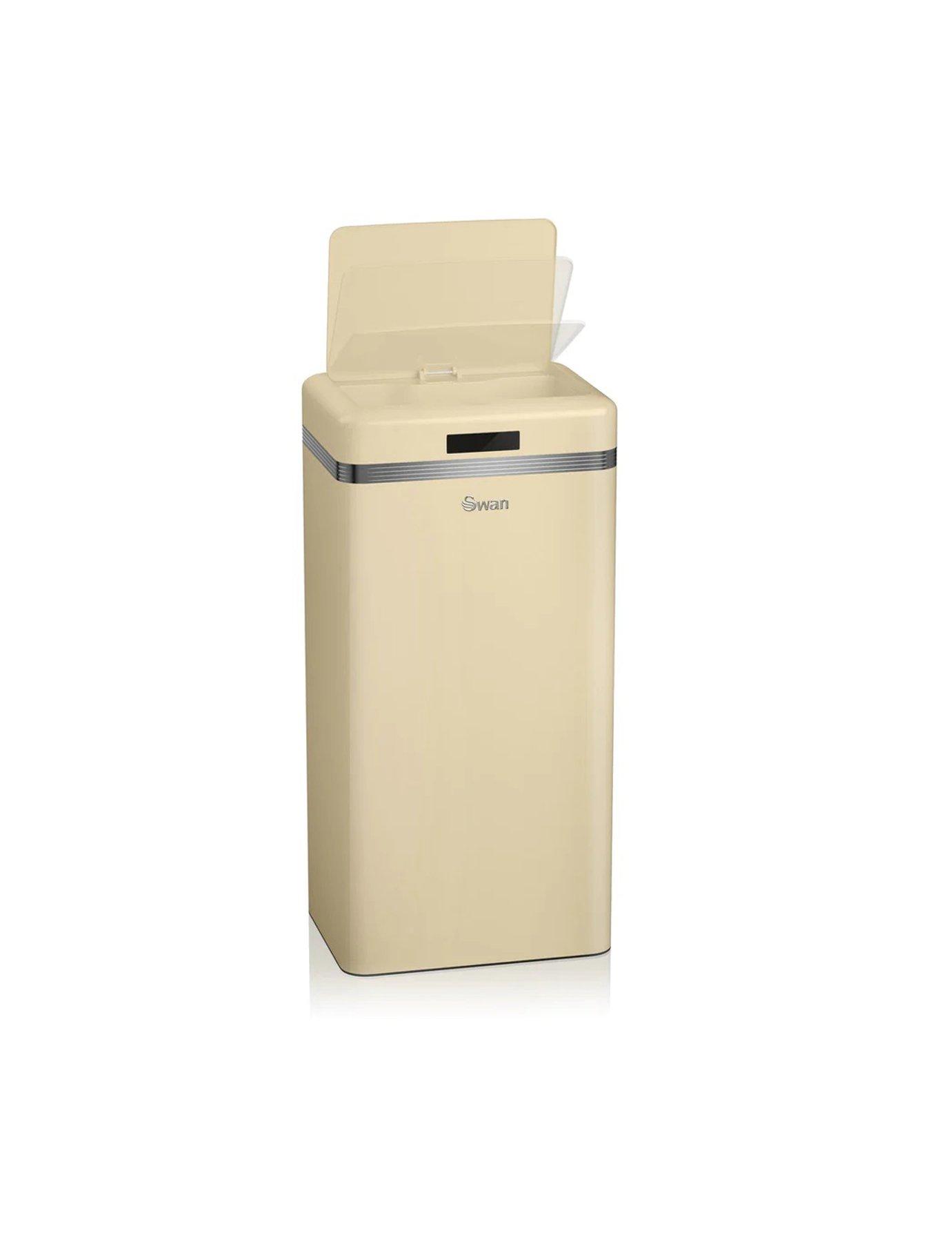 Image 2 of 4 of Swan Retro 45-Litre Sensor Bin in Cream