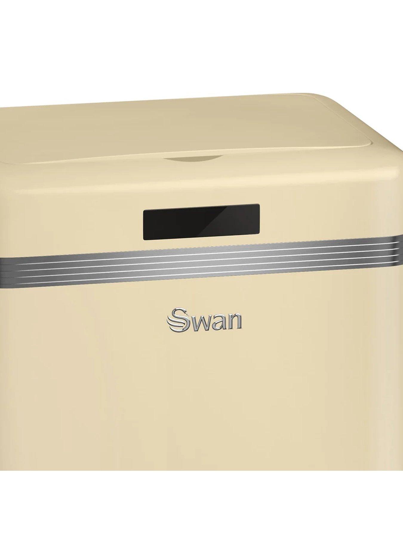 Image 3 of 4 of Swan Retro 45-Litre Sensor Bin in Cream