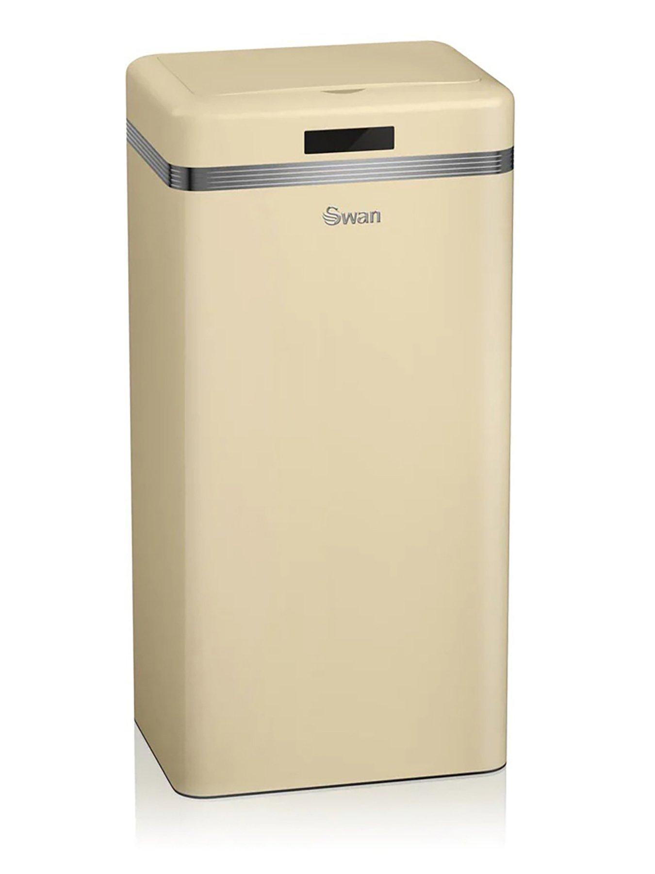 Image 4 of 4 of Swan Retro 45-Litre Sensor Bin in Cream