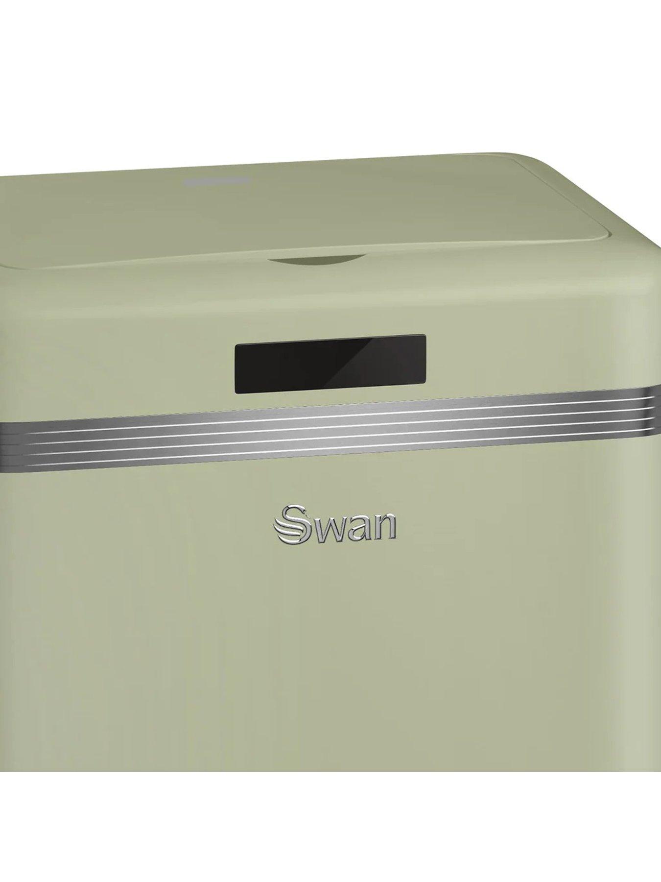 Image 3 of 4 of Swan Retro 45l Square Sensor Bin - Green