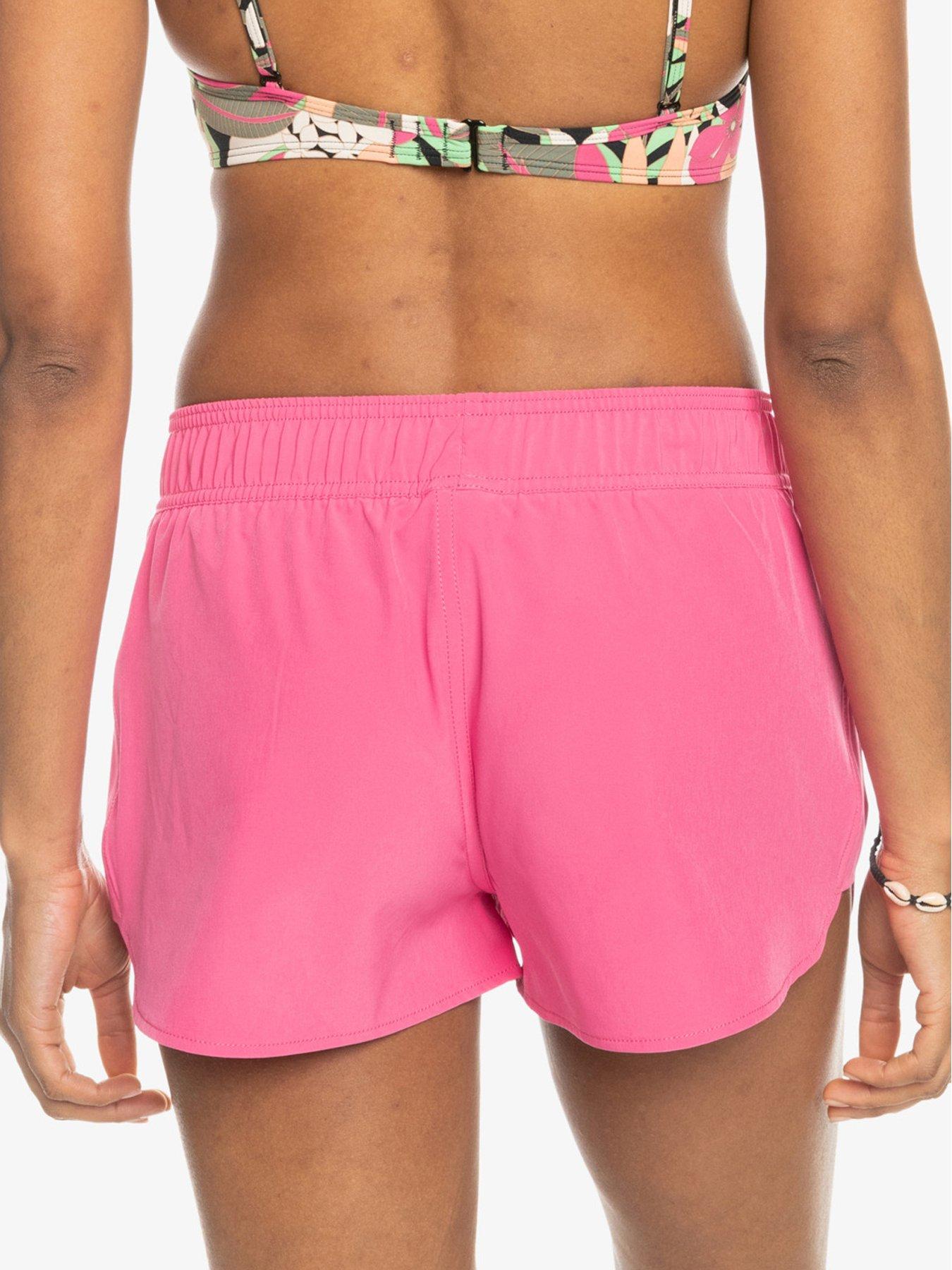 roxy-womens-2-inch-boardshorts-with-fully-elasticated-waist-pinkstillFront