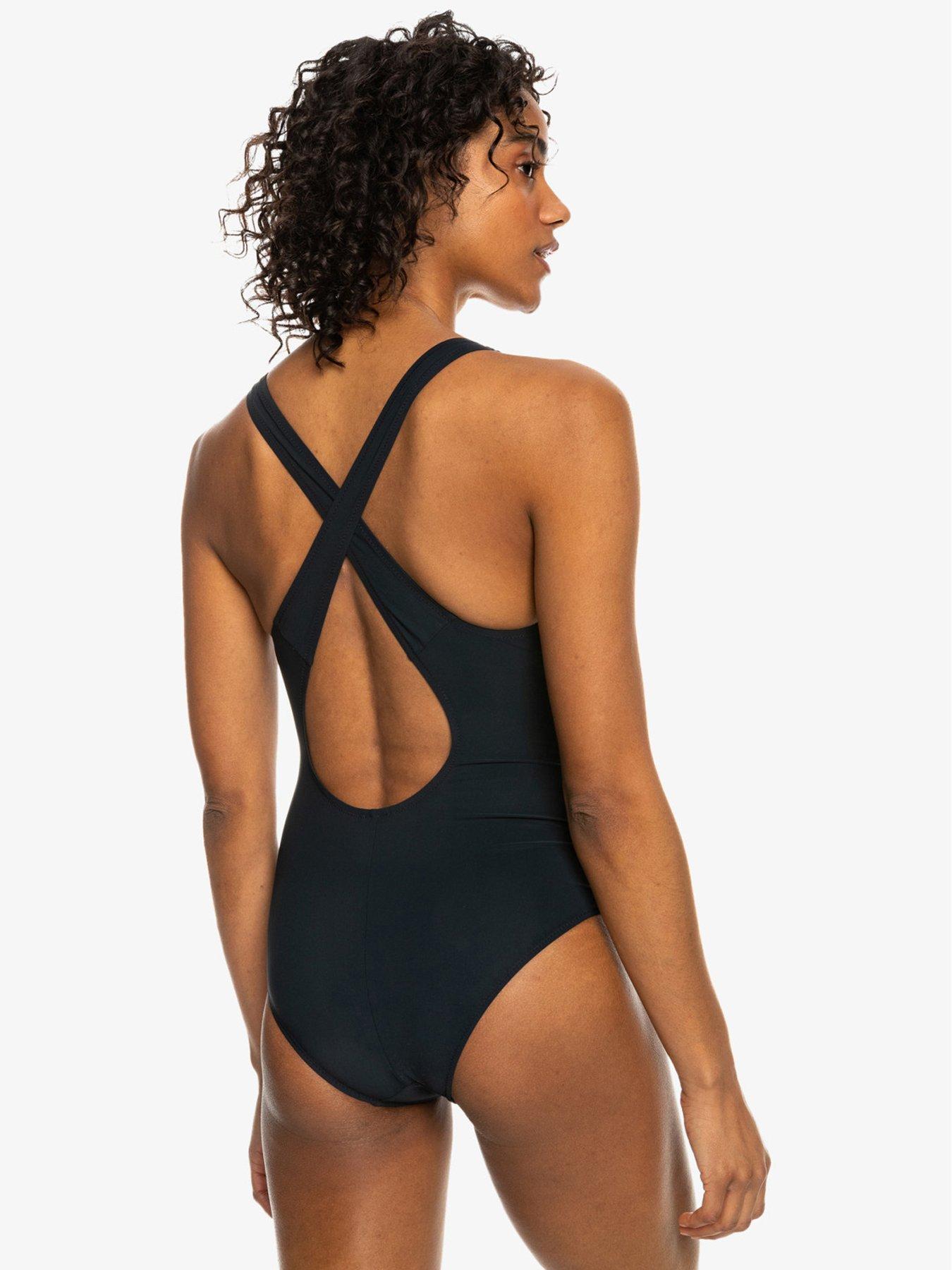 roxy-womens-active-one-piece-stretch-fabric-swimsuit-charcoalstillFront