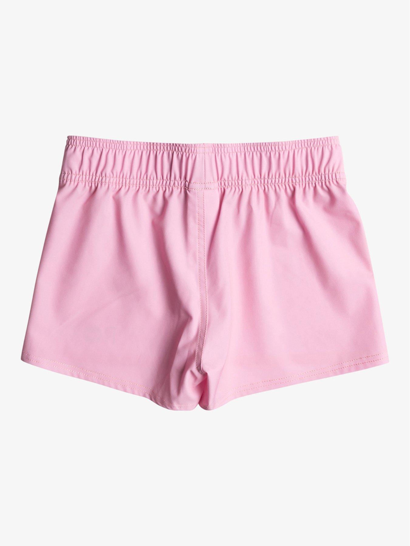 roxy-girls-short-length-fully-elasticated-waist-fabric-boardshorts-pinkstillFront