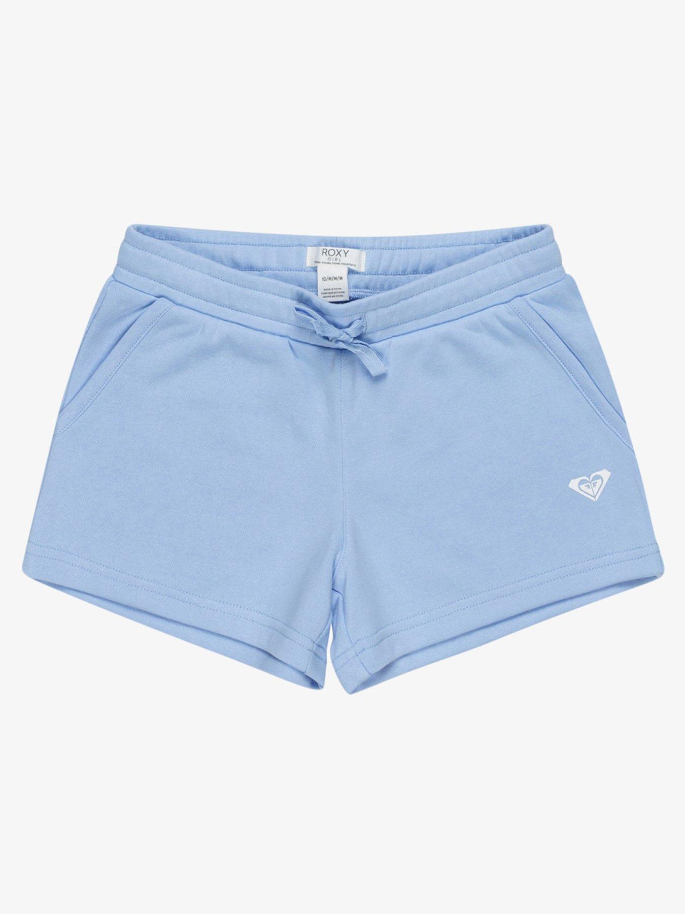 roxy-girls-regular-fit-fully-elasticated-waist-jogger-shorts-blue