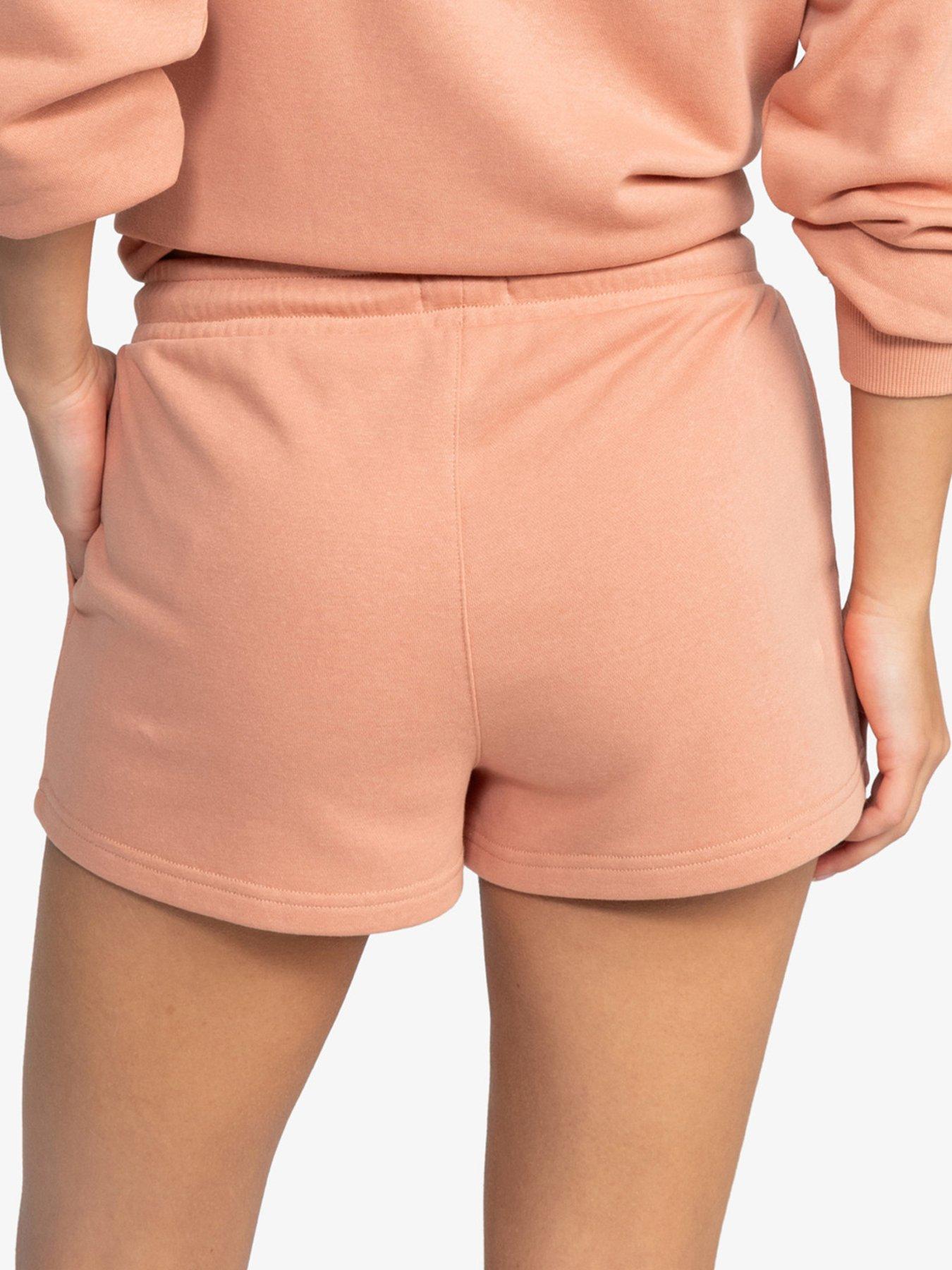 roxy-womens-regular-fit-elasticated-waistband-fleece-shorts-nudeoutfit