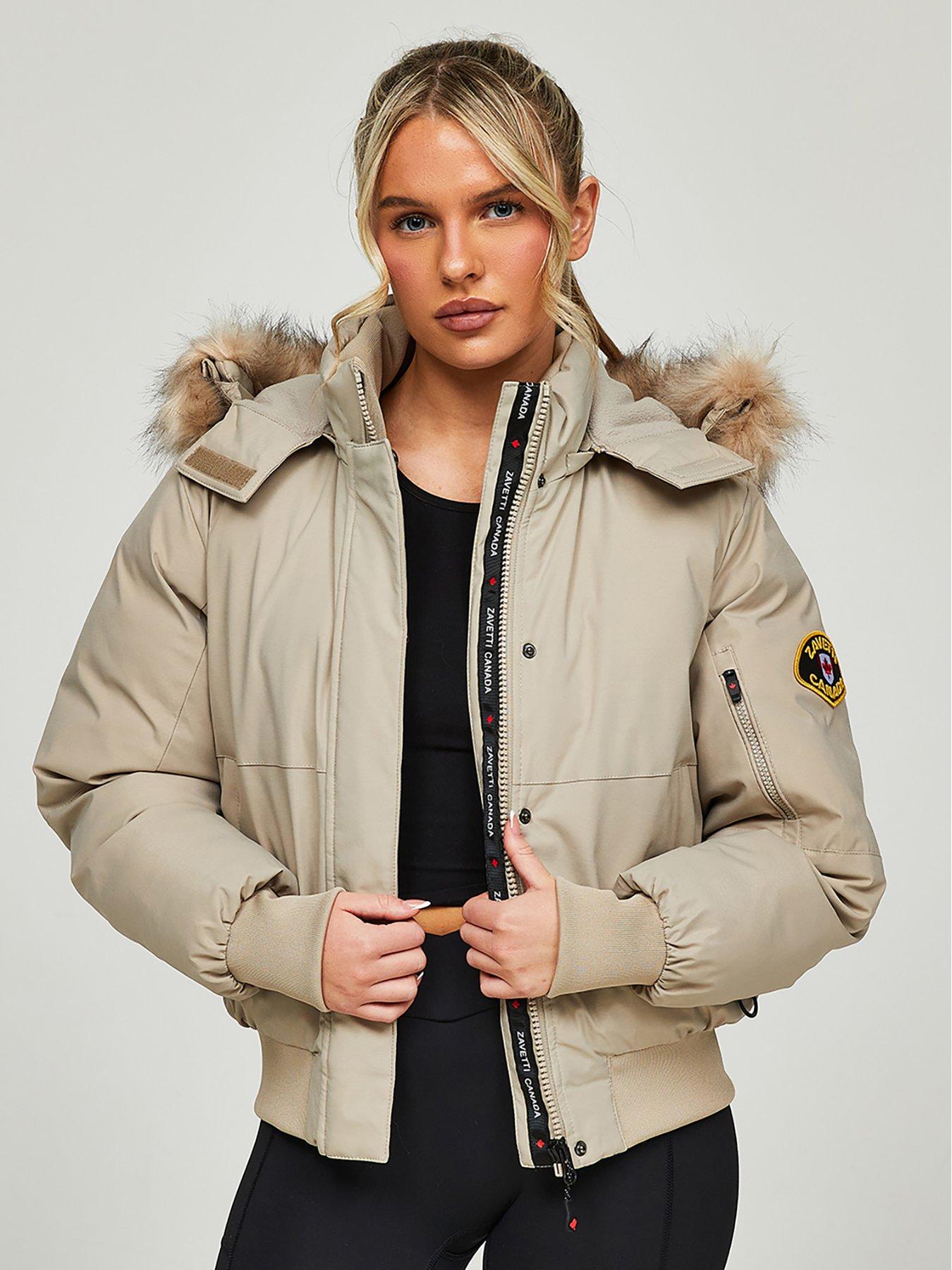 zavetti-canada-olivia-hooded-bomber-jacket-beigeoutfit