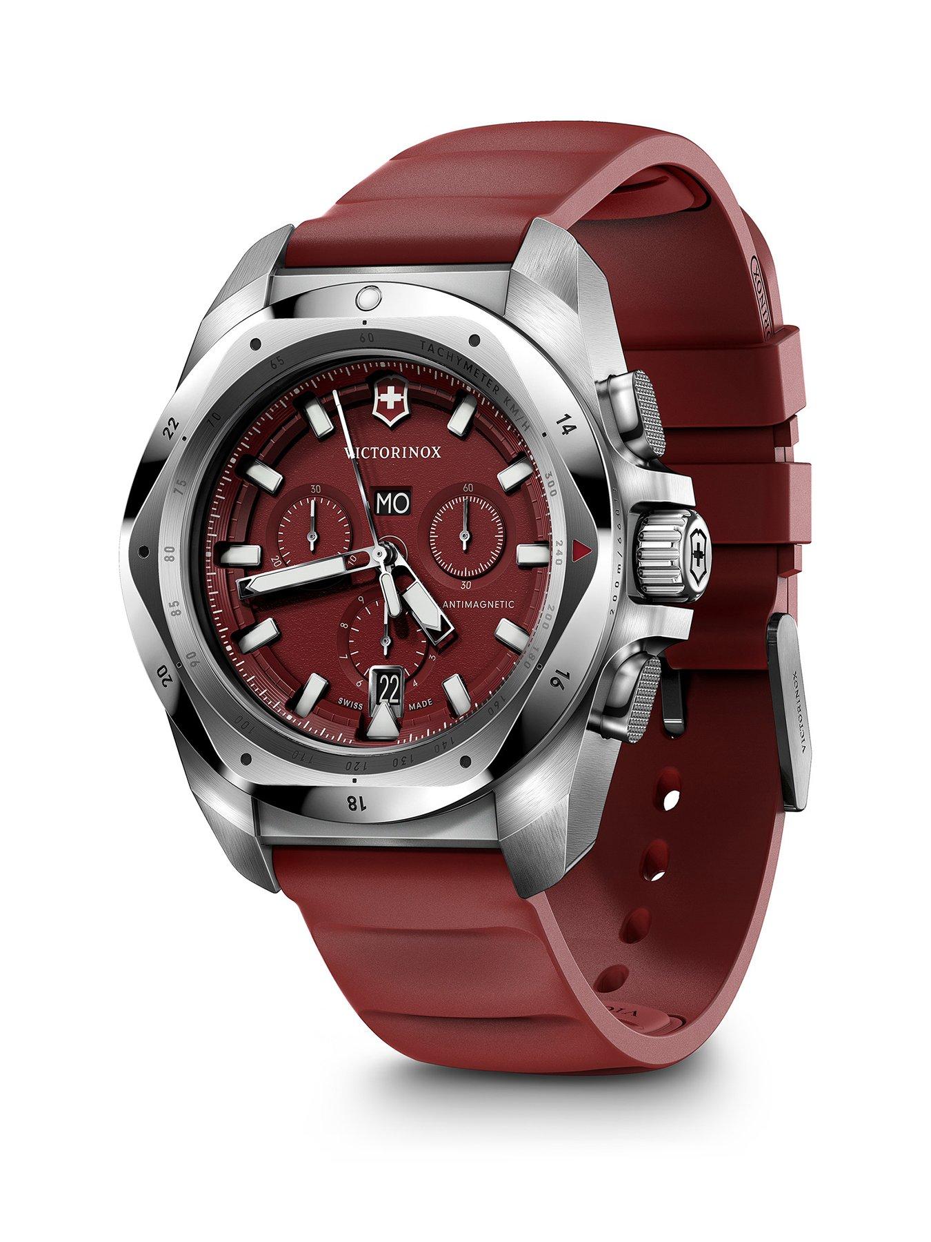 victorinox-inox-chrono-43-silver-stainless-steel-case-and-bezel-red-dial-red-rubber-strapstillFront