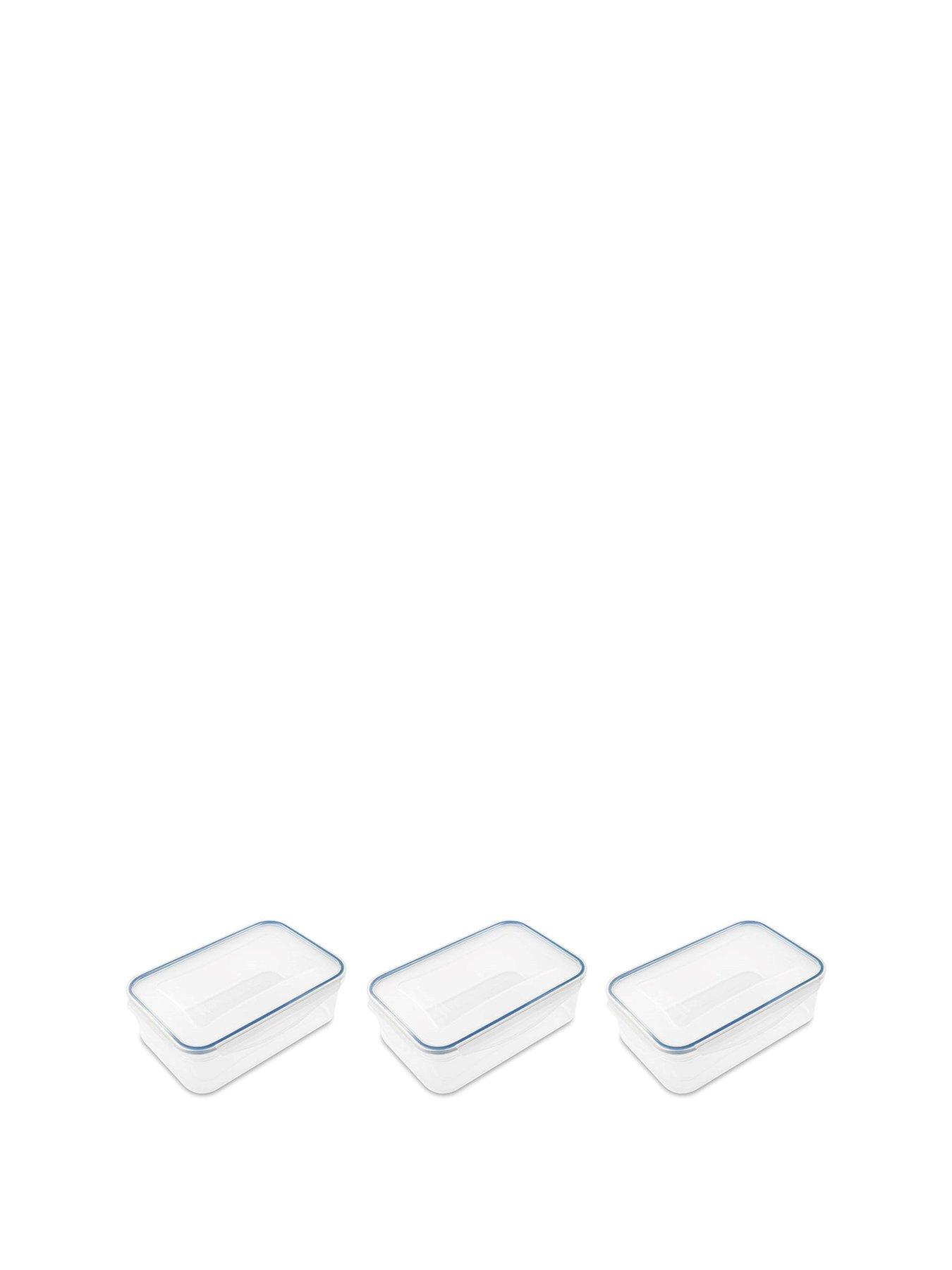 Image of Addis Clip Tight Set of 3 Storage Containers
