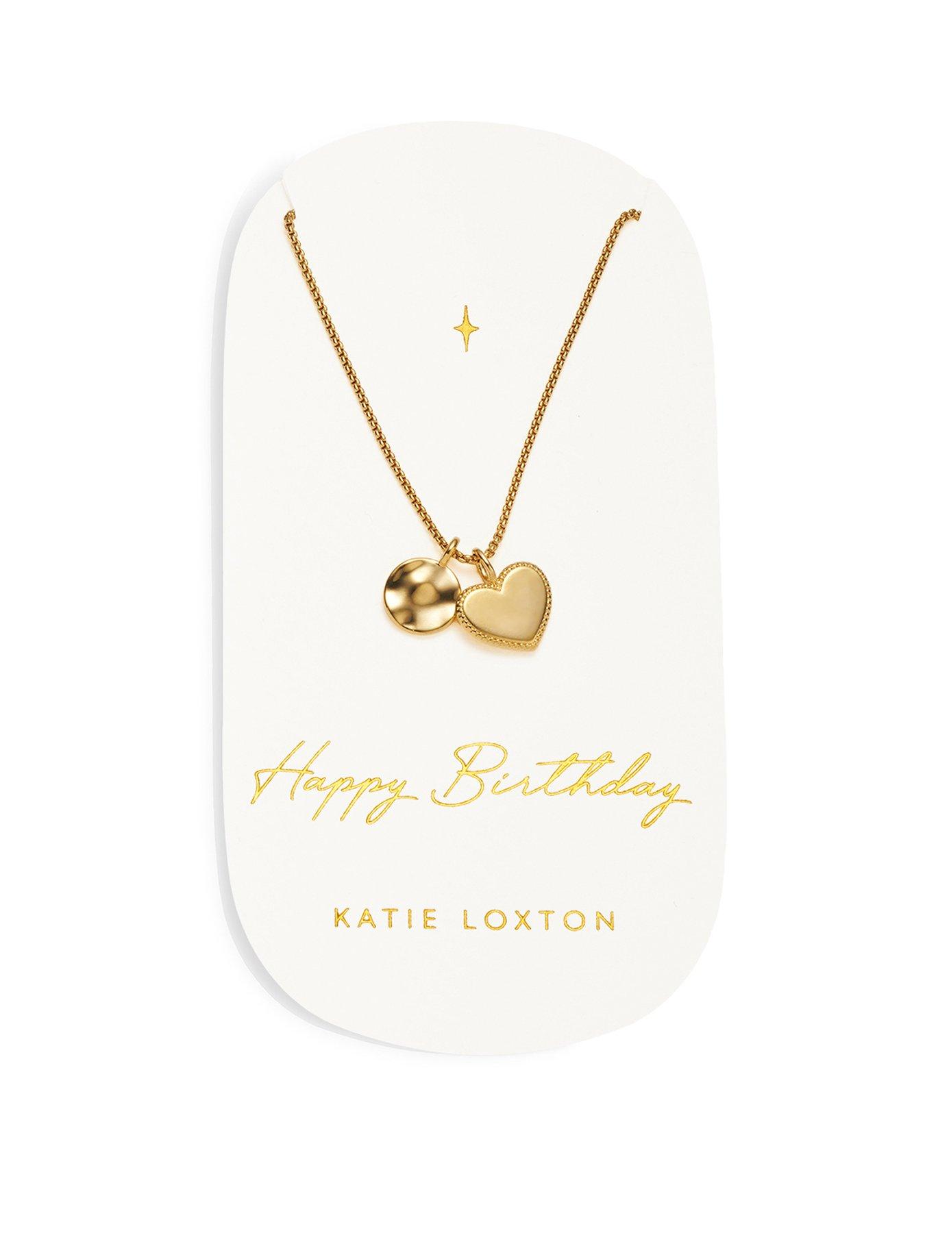 katie-loxton-happy-birthday-waterproof-gold-charm-necklace