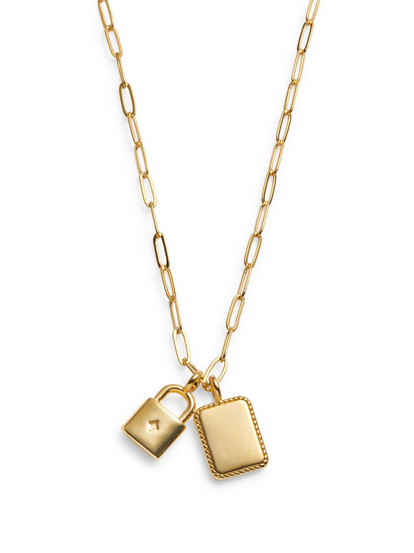 katie-loxton-inner-strength-waterproof-gold-charm-necklaceback