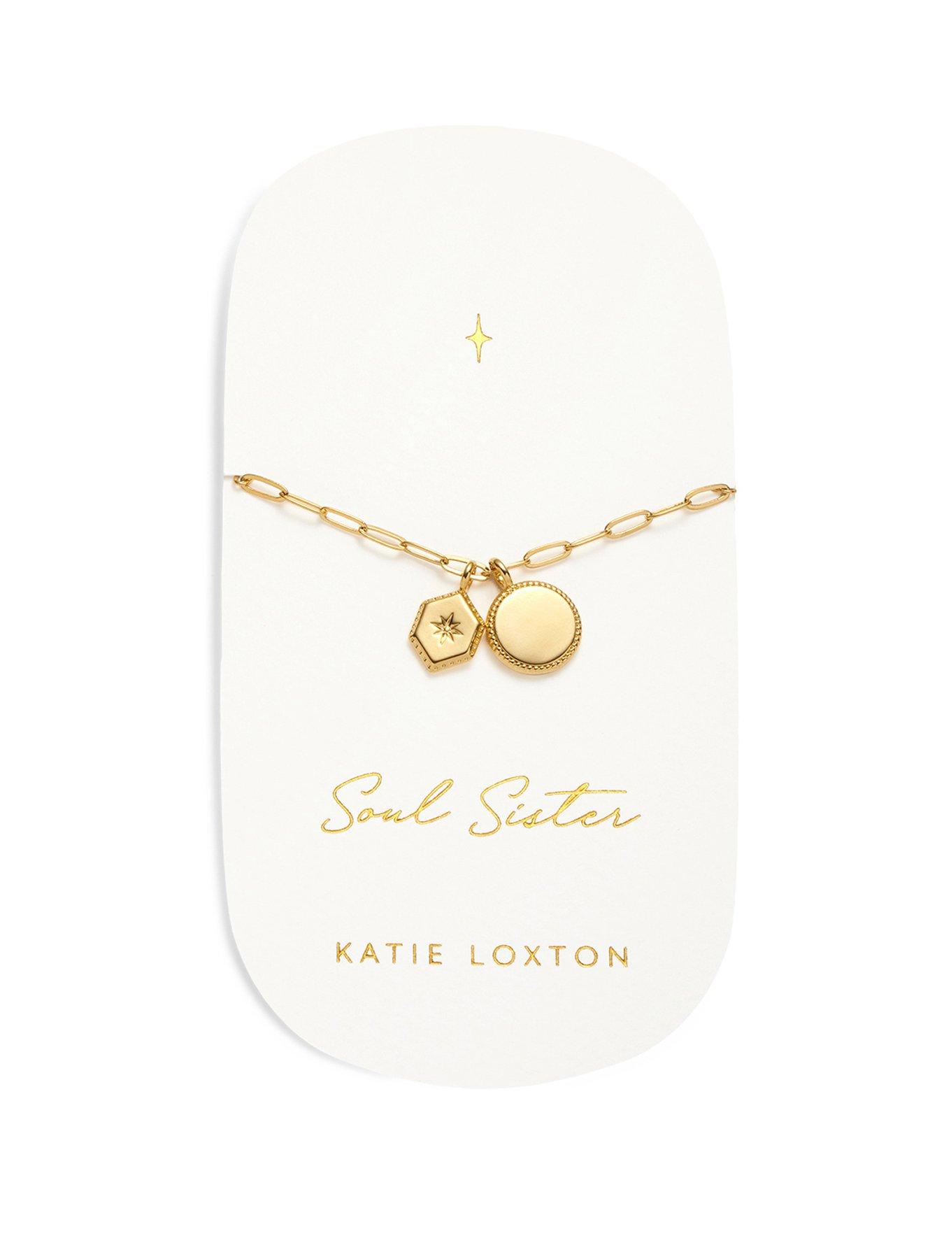 Katie Loxton Soul Sister Waterproof Gold Charm Bracelet